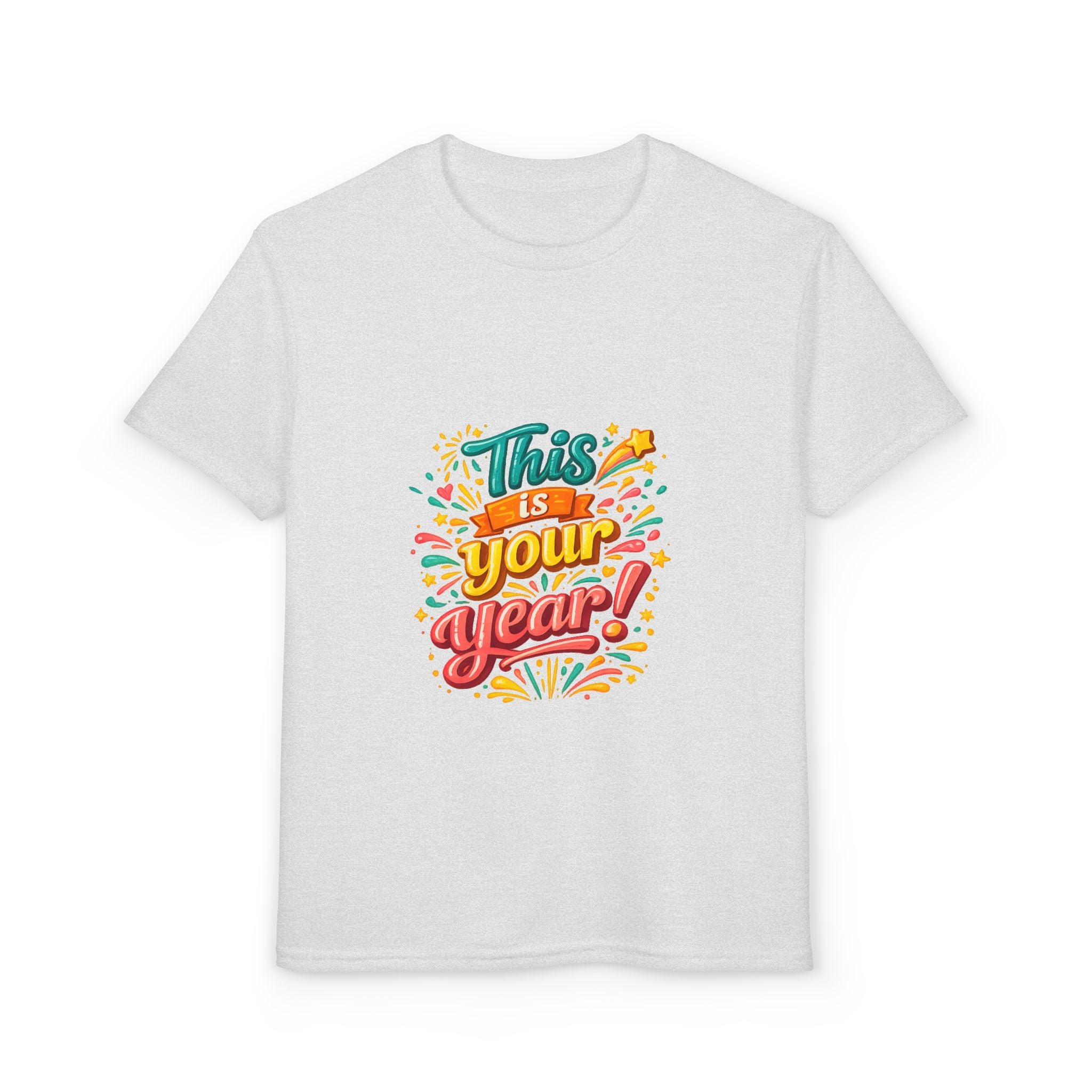 Youth T‑Shirt — "This Is Your Year" Motivational Graphic Tee for Kids