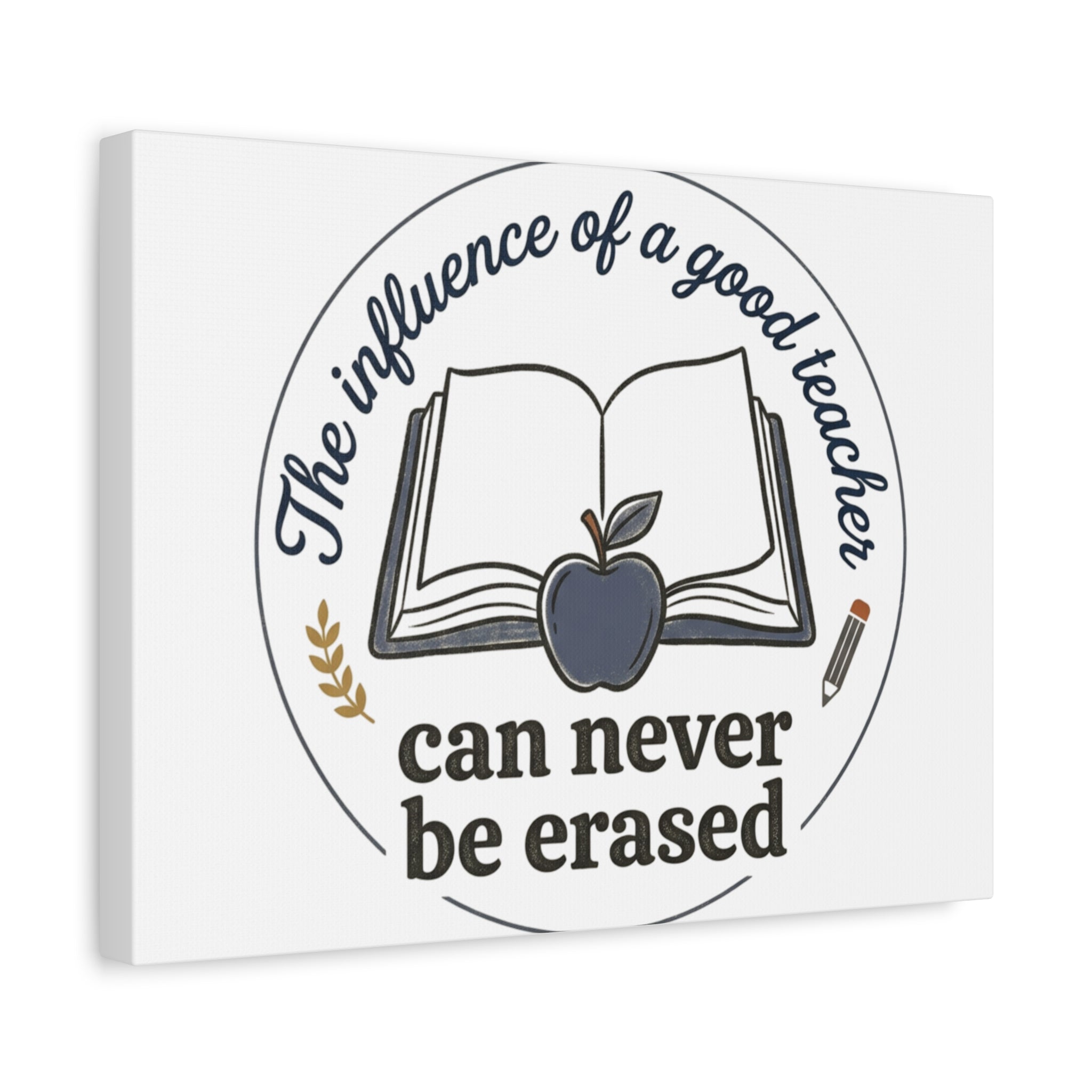 Canvas Wall Art – “The Influence of a Good Teacher Can Never Be Erased”