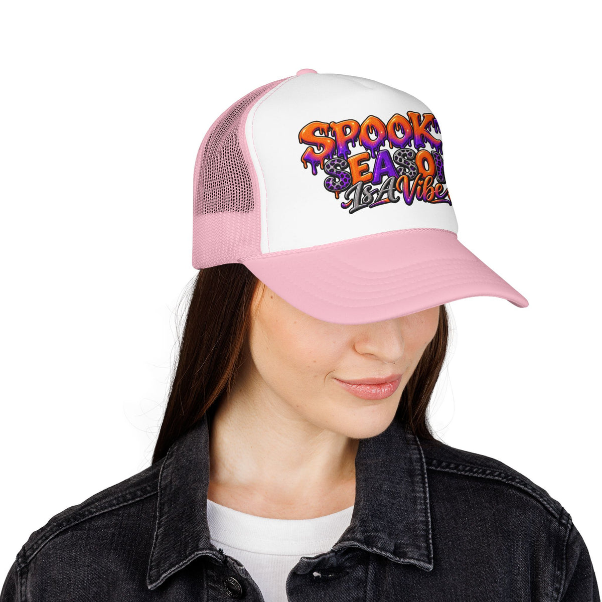 Spooky Season Is A Vibe Trucker Hat