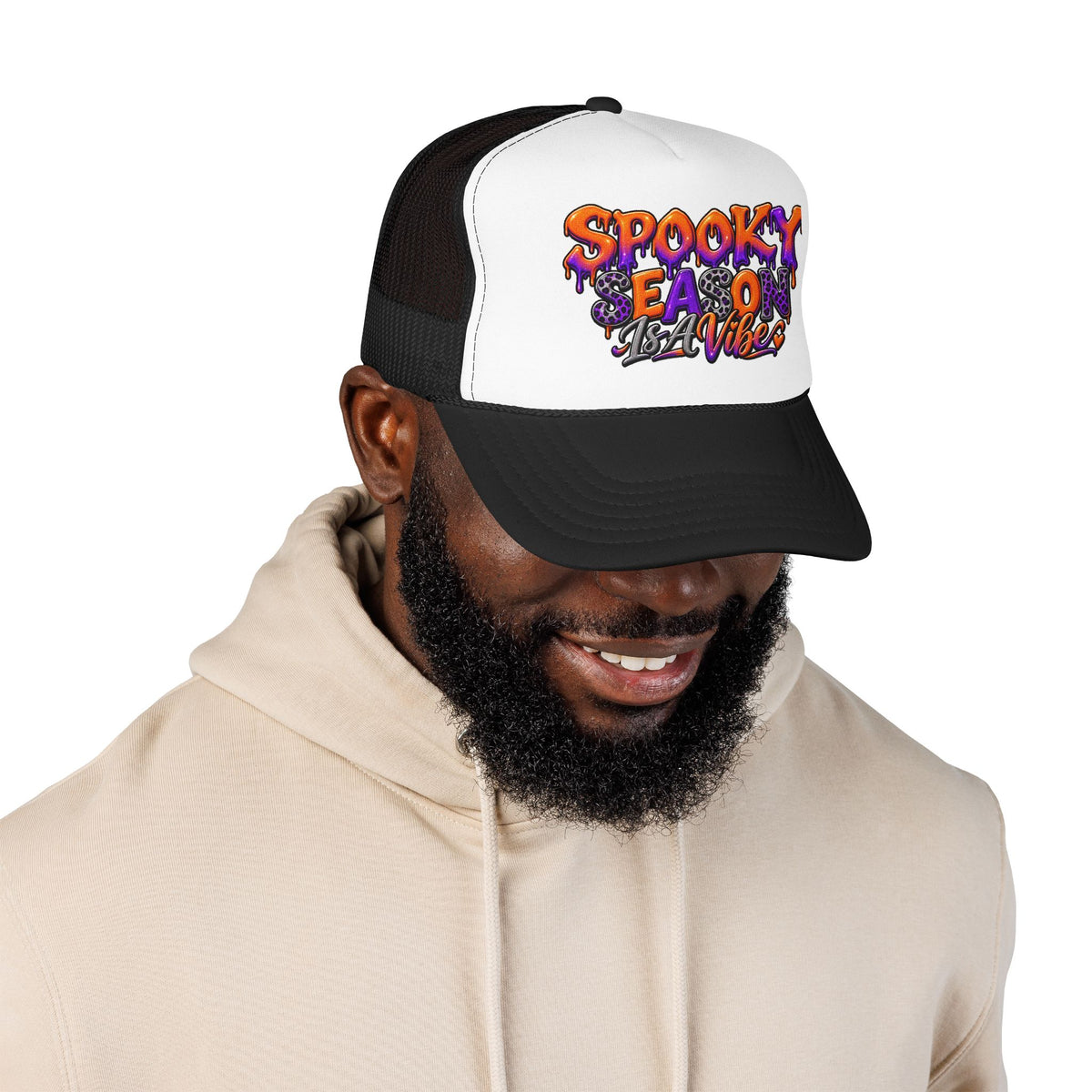 Spooky Season Is A Vibe Trucker Hat