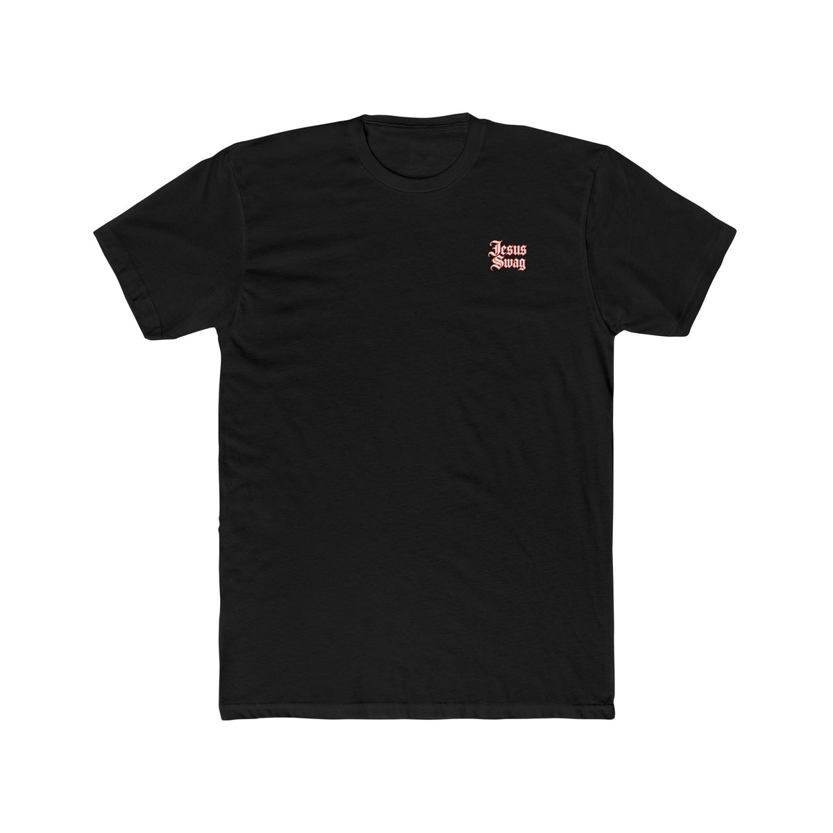 Crew Tee — 'Most Fool' Gothic Script Back Graphic T-Shirt