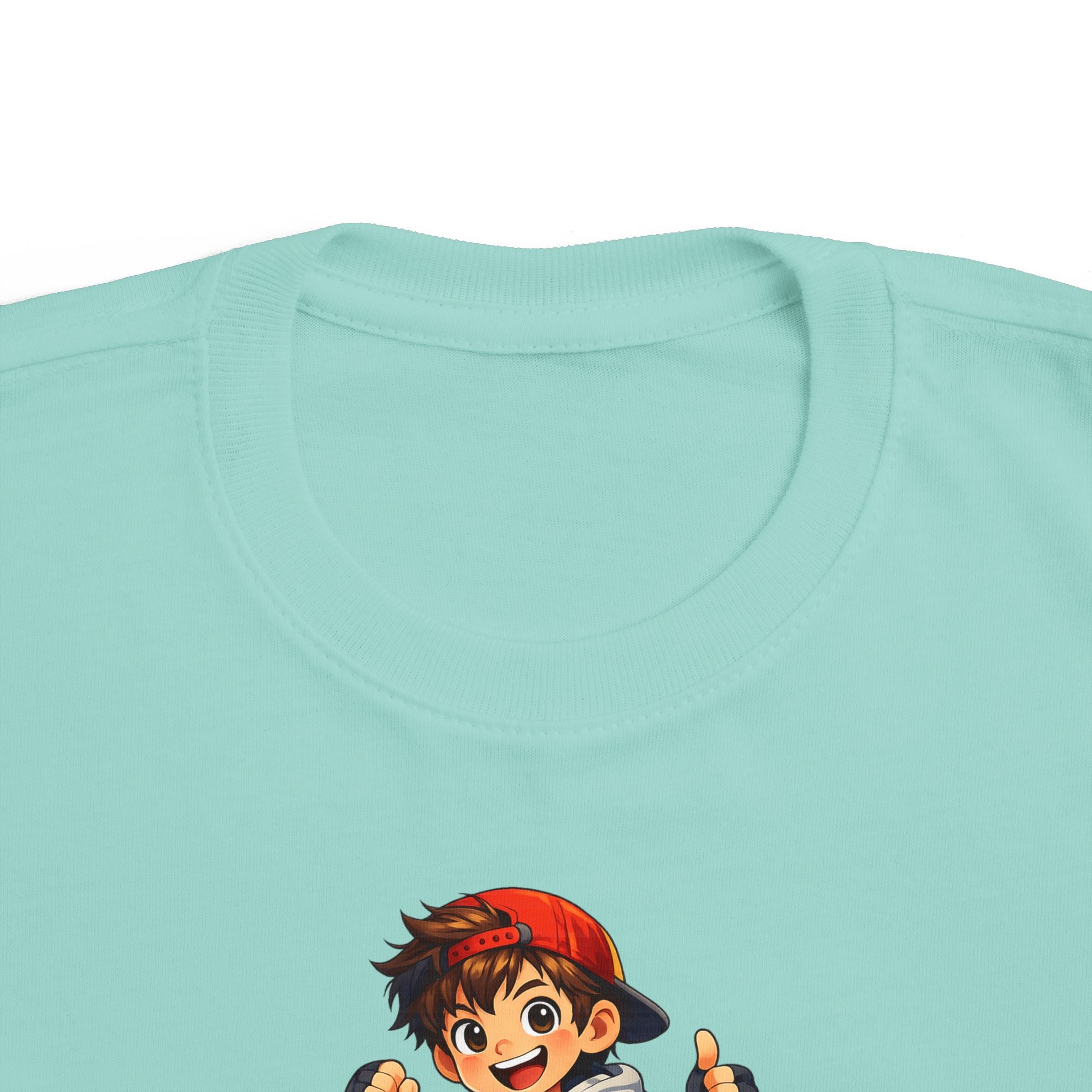Toddler Tee — Lightning Superhero Character Graphic