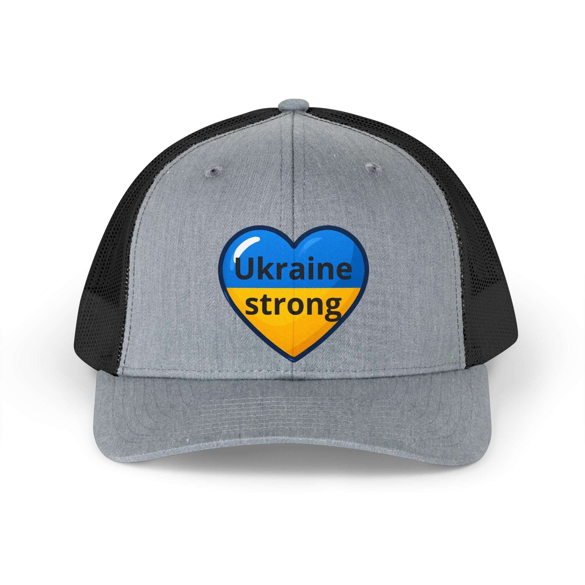 Trucker Hat — Ukraine Strong Heart Patch