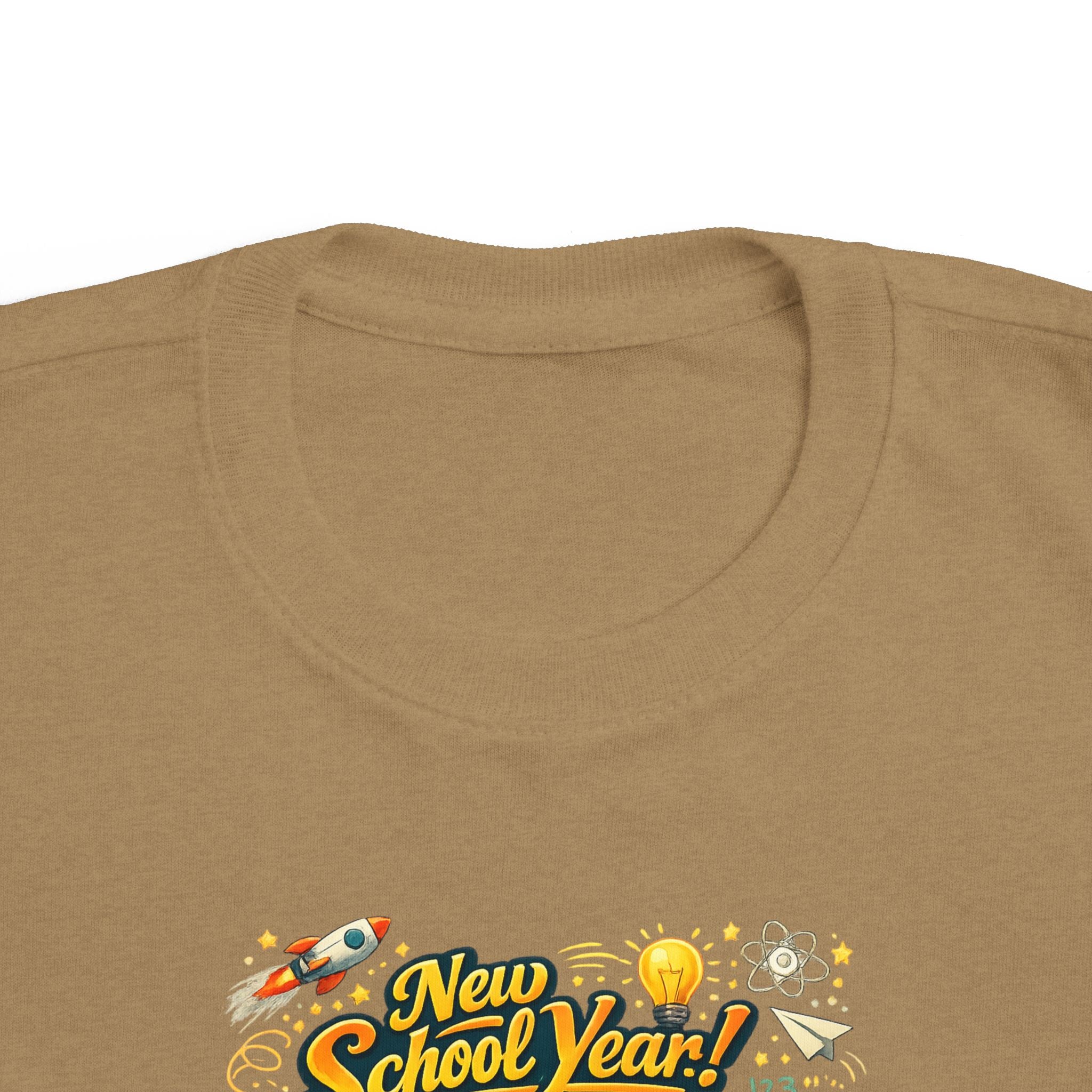 Toddler Tee — "New School Year, New Me" Back-to-School Graphic Shirt