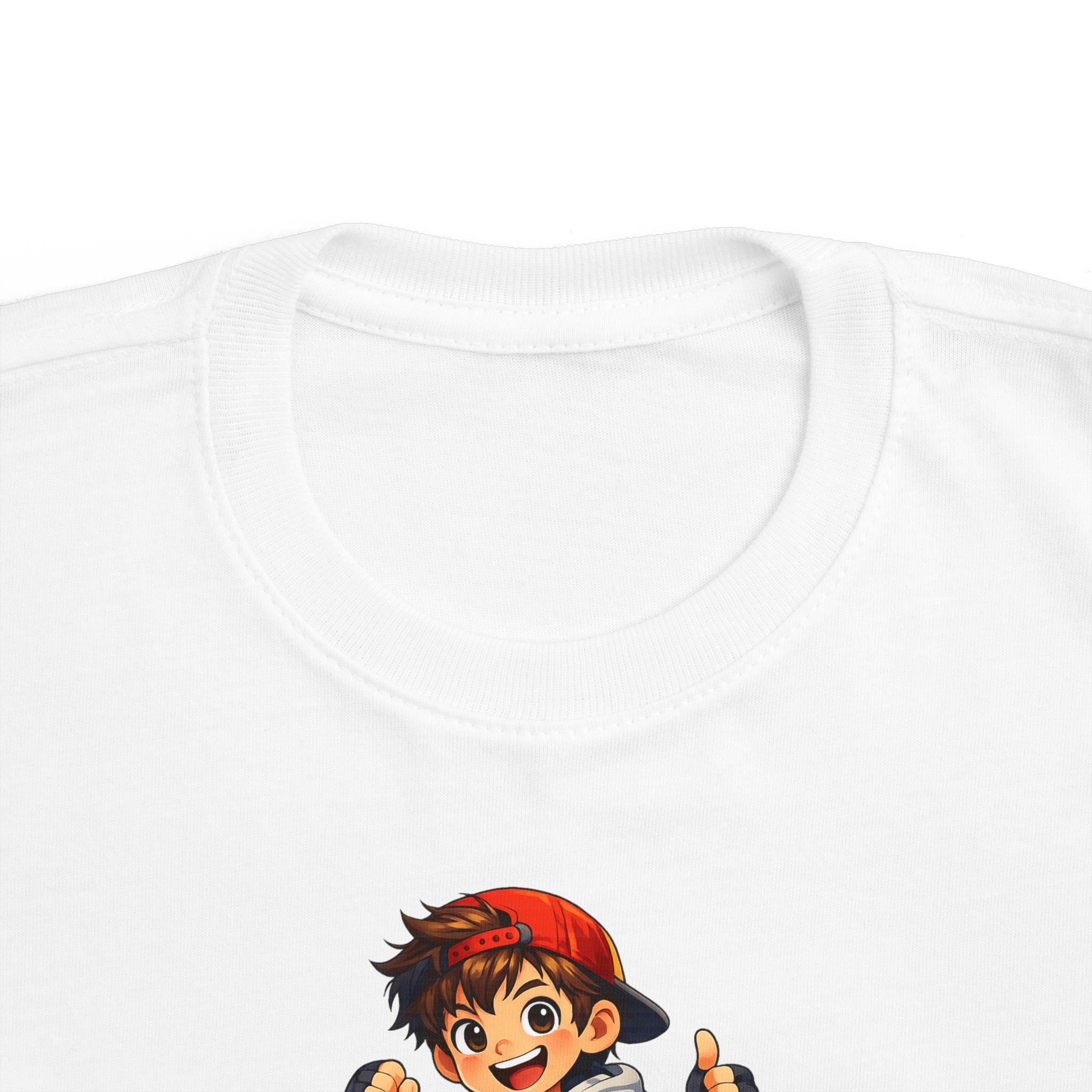 Toddler Tee — Lightning Superhero Character Graphic