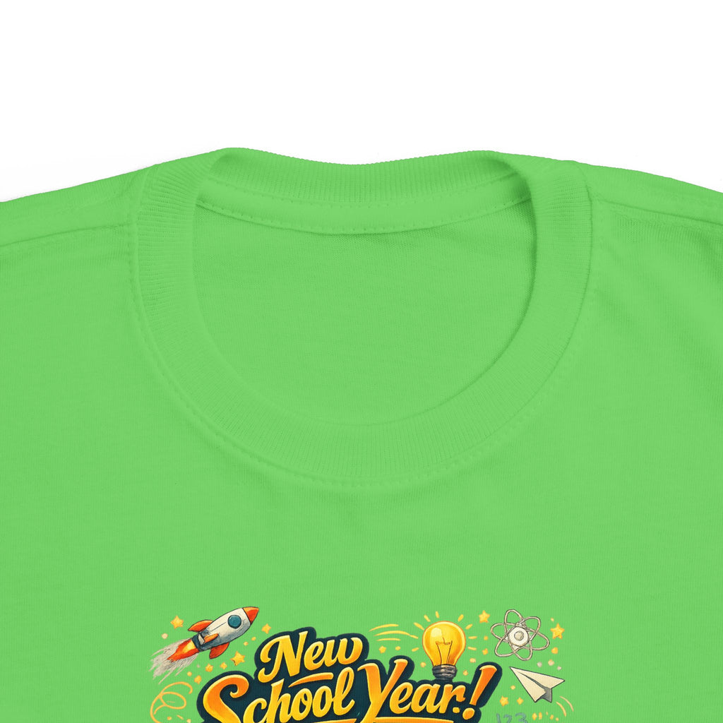 Toddler Tee — "New School Year, New Me" Back-to-School Graphic Shirt
