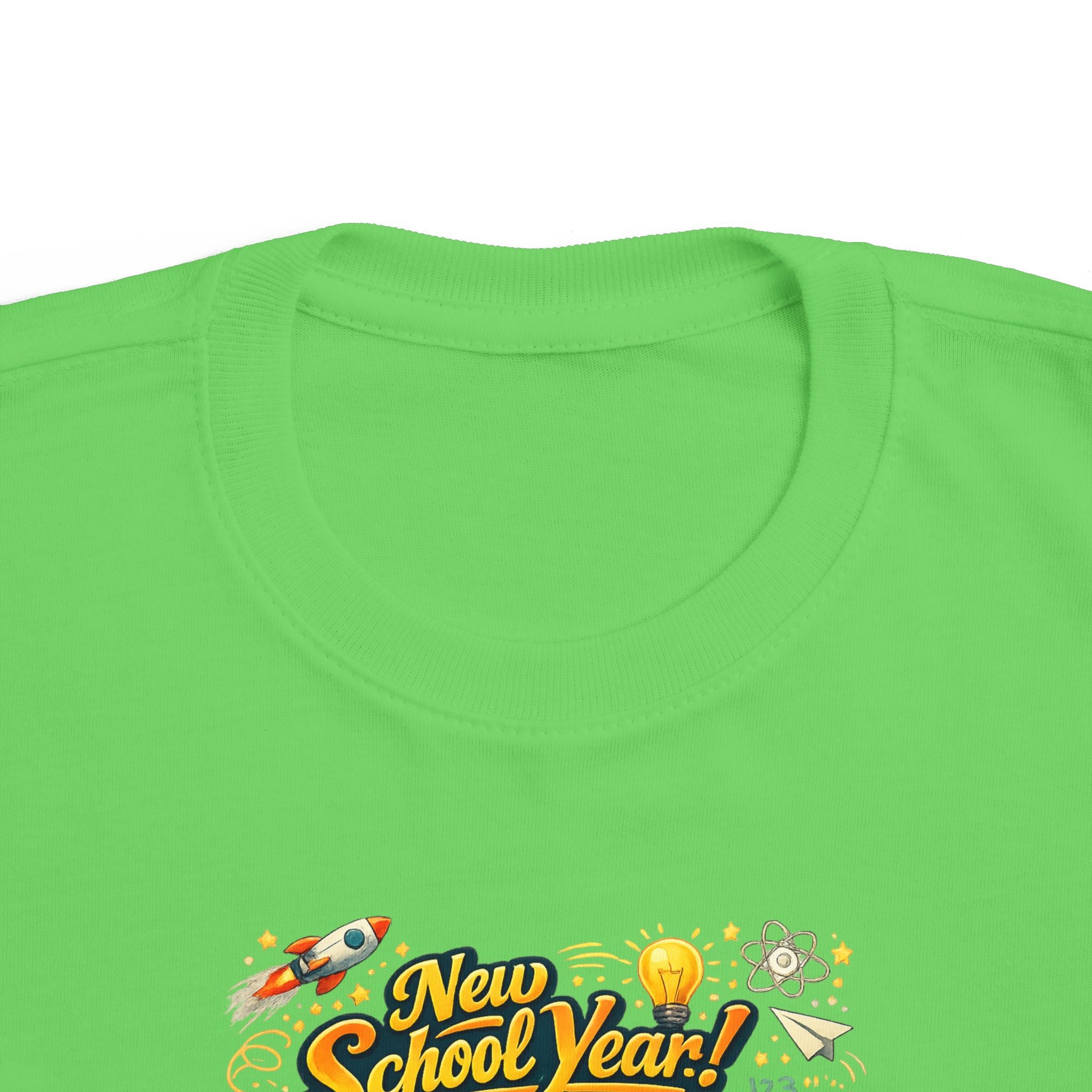 Toddler Tee — "New School Year, New Me" Back-to-School Graphic Shirt