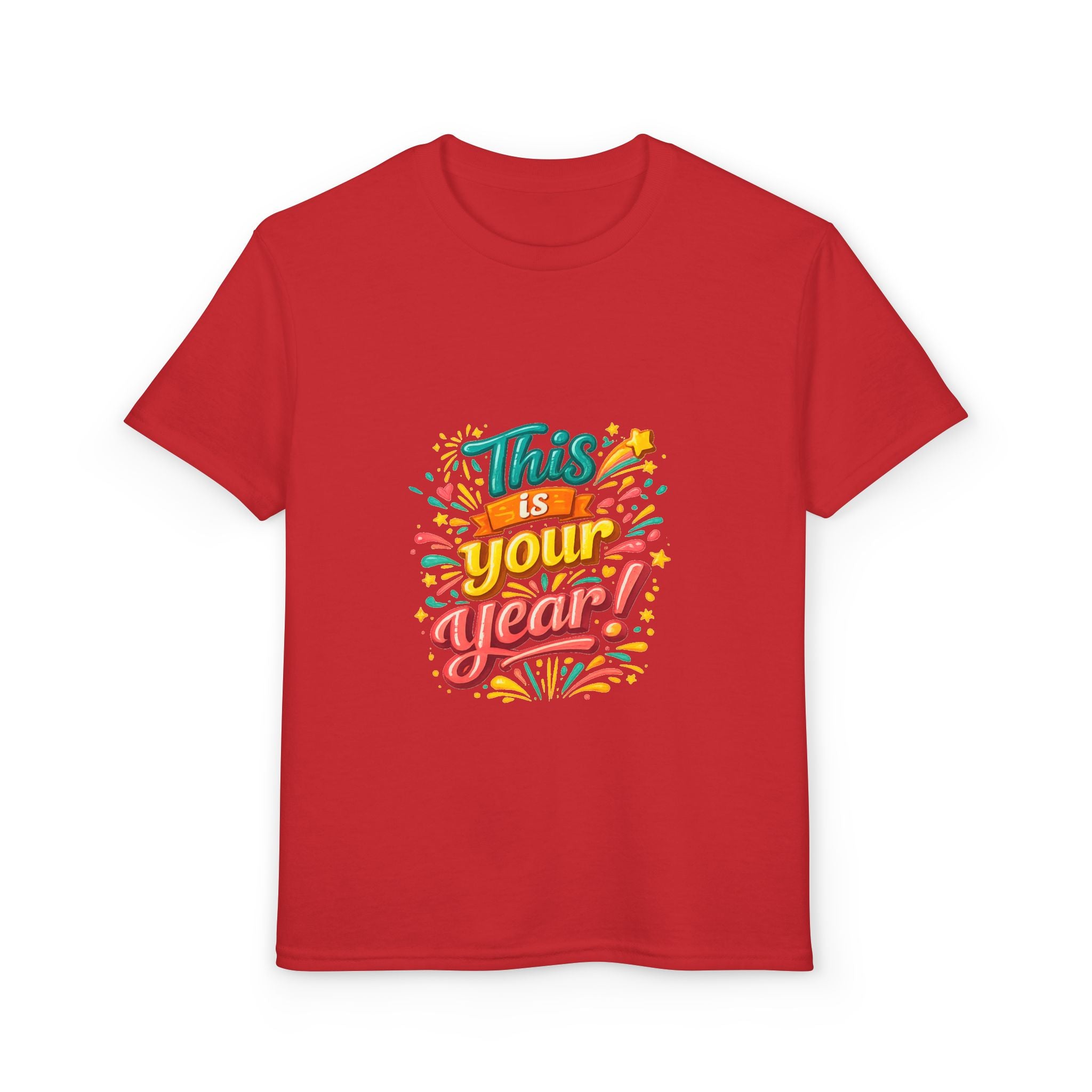 Youth T‑Shirt — "This Is Your Year" Motivational Graphic Tee for Kids