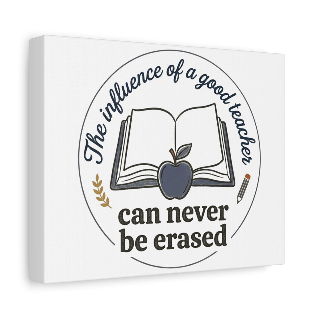 Canvas Wall Art – “The Influence of a Good Teacher Can Never Be Erased”