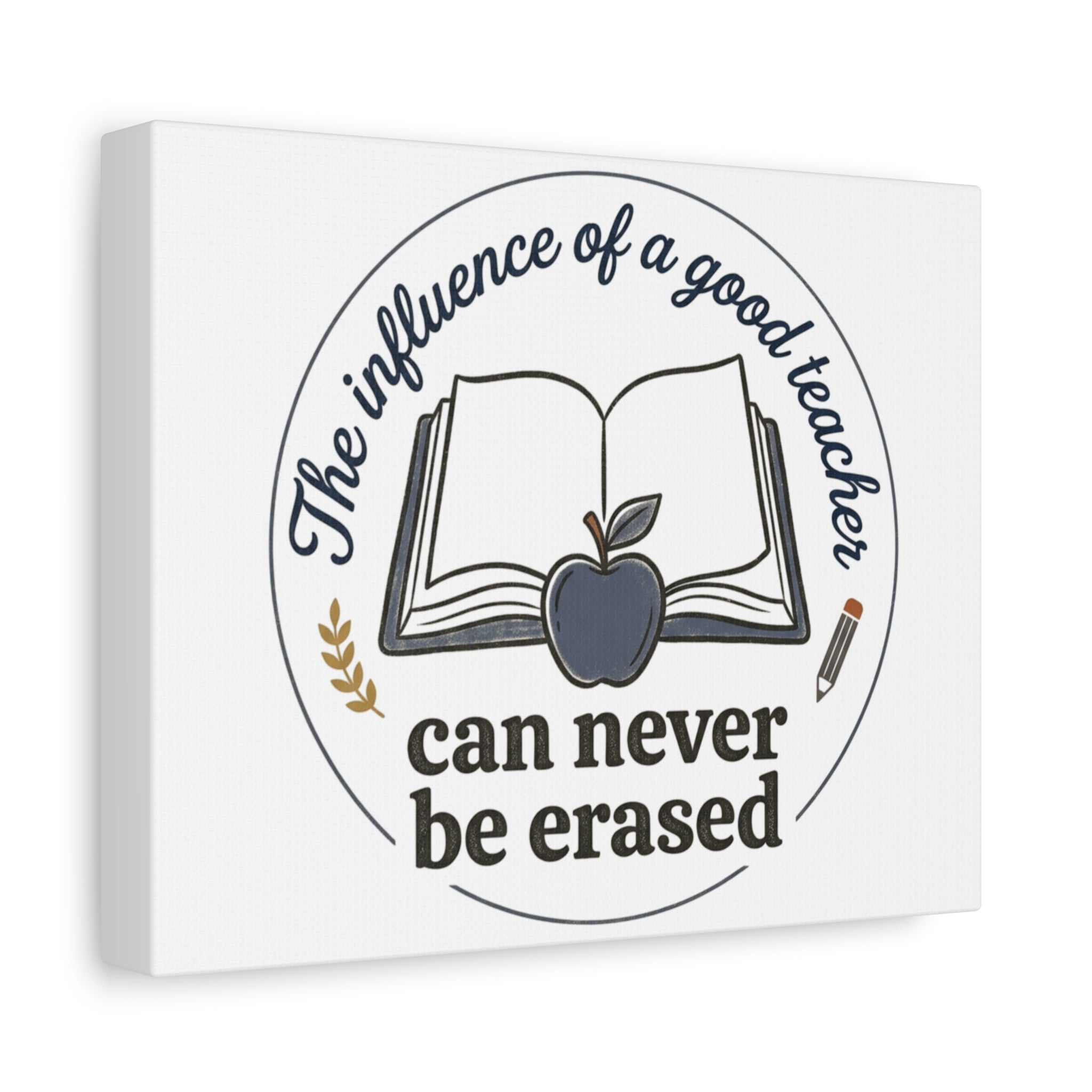 Canvas Wall Art – “The Influence of a Good Teacher Can Never Be Erased”
