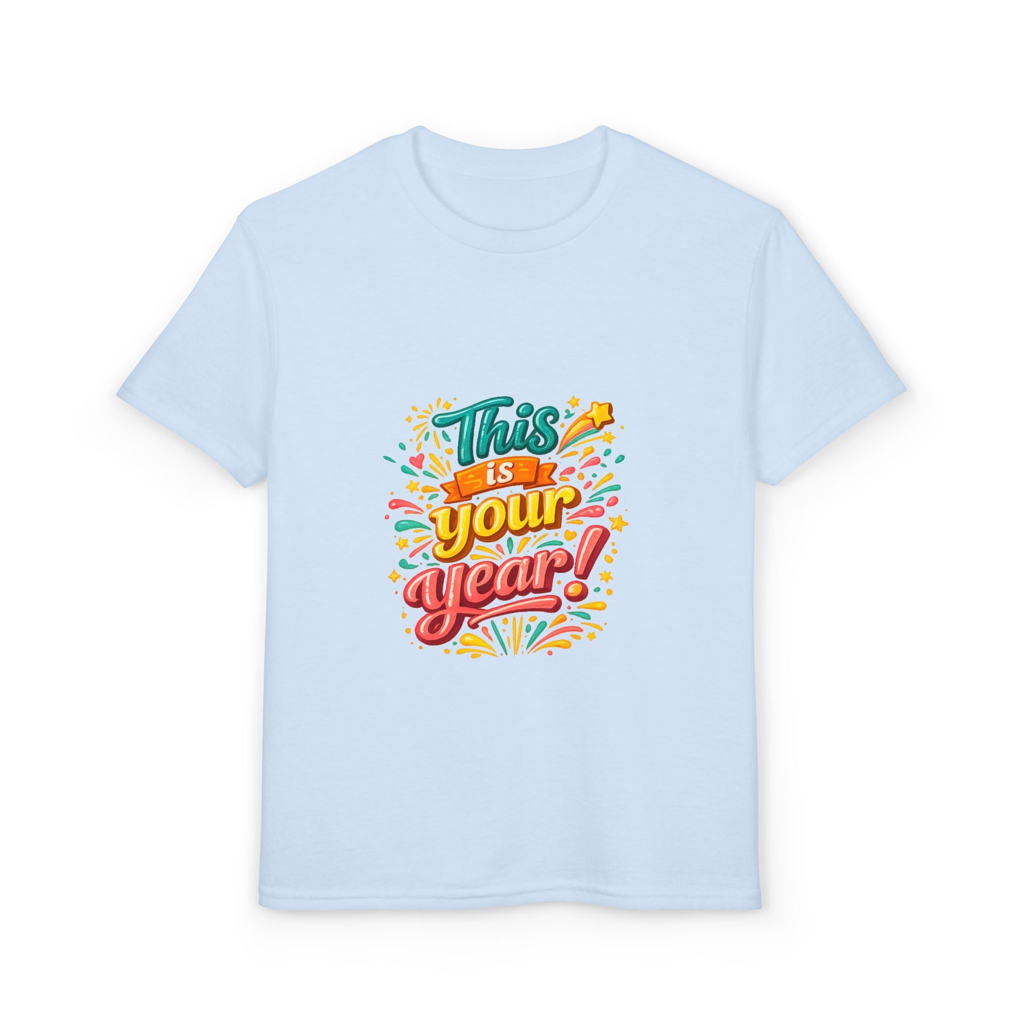 Youth T‑Shirt — "This Is Your Year" Motivational Graphic Tee for Kids