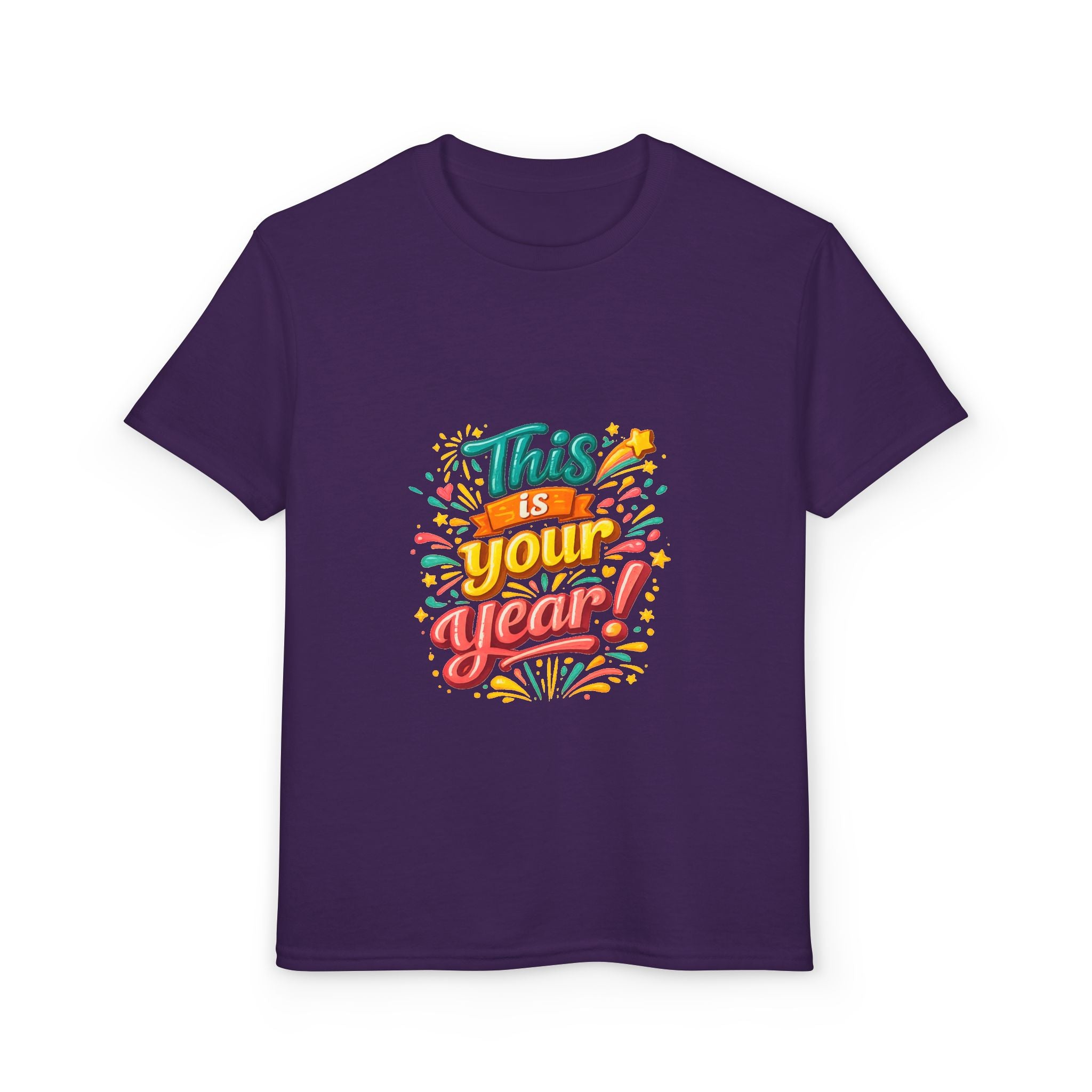 Youth T‑Shirt — "This Is Your Year" Motivational Graphic Tee for Kids