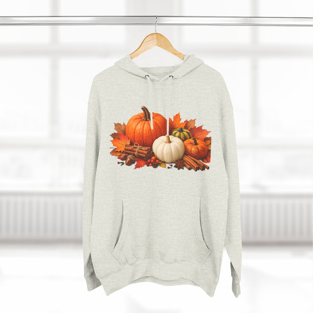 Autumn Pumpkin Fall Hoodie — Cozy Thanksgiving Harvest Sweatshirt