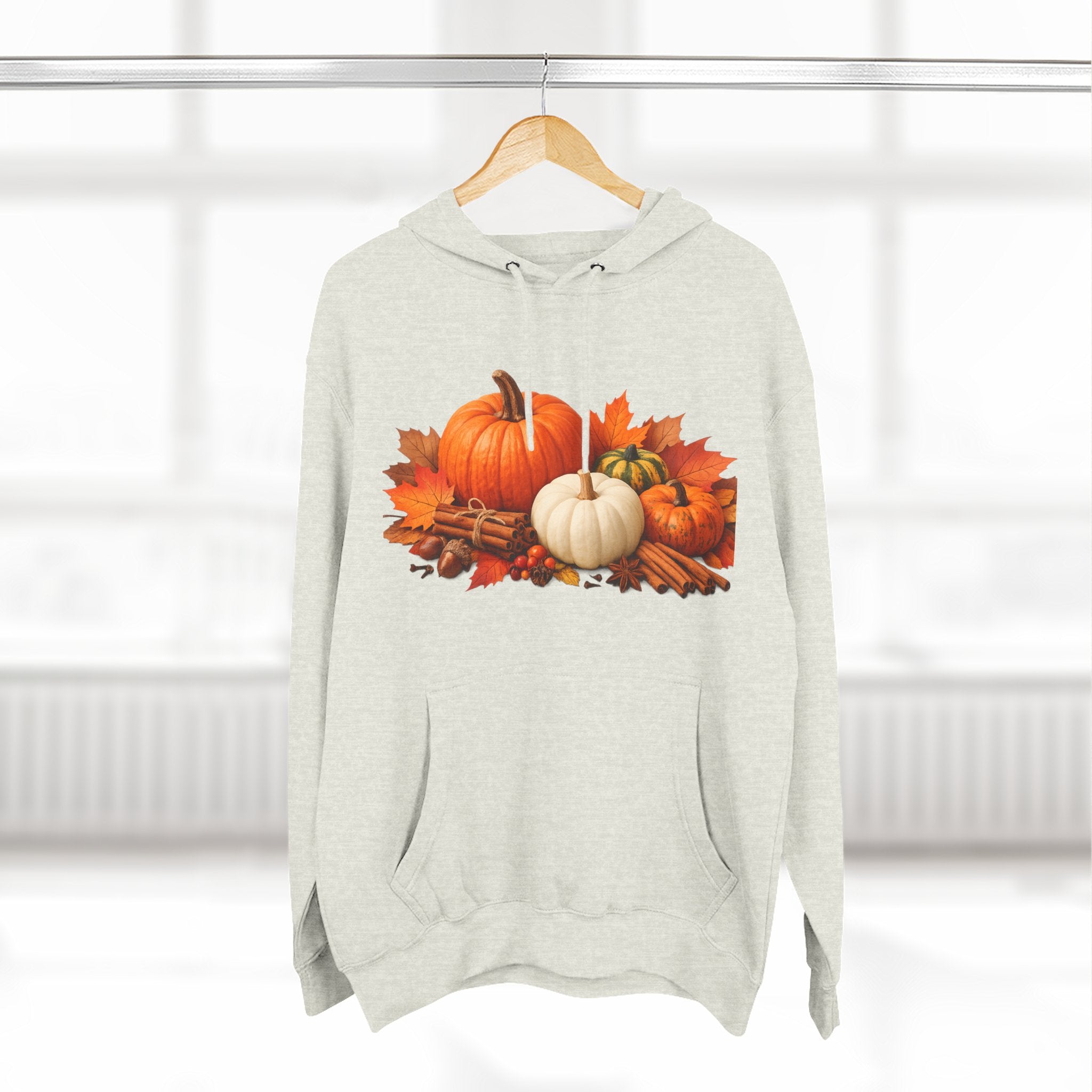 Autumn Pumpkin Fall Hoodie — Cozy Thanksgiving Harvest Sweatshirt