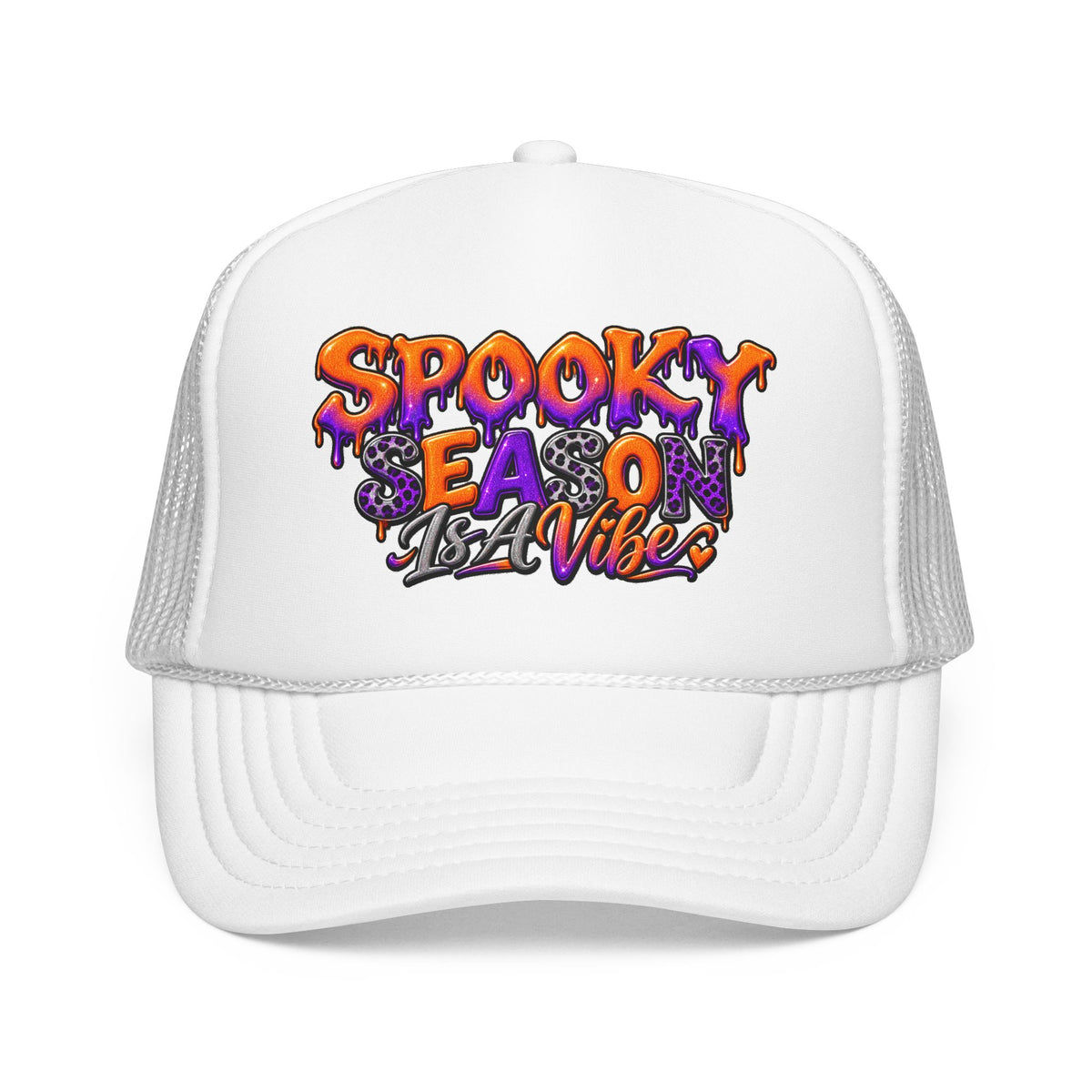 Spooky Season Is A Vibe Trucker Hat