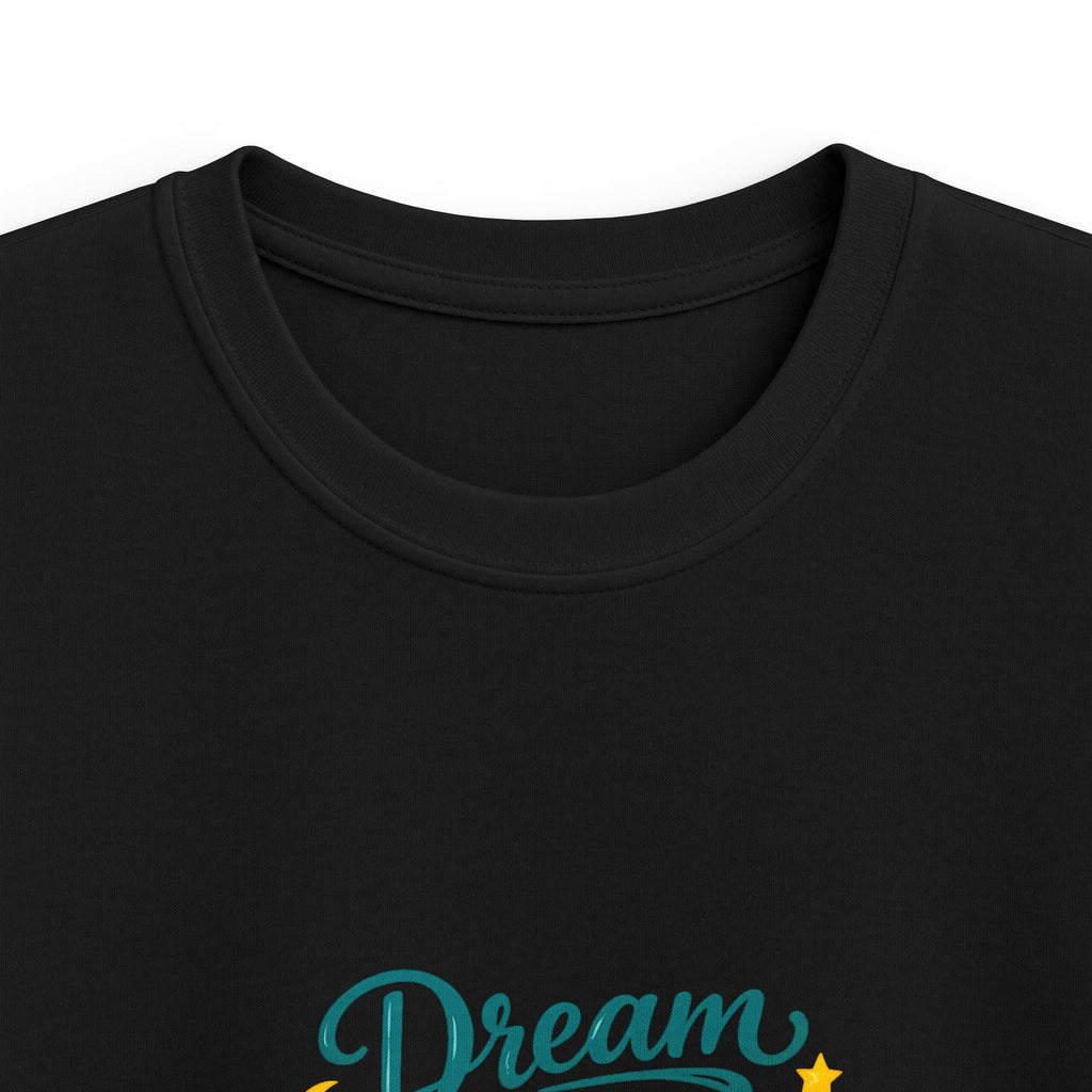Kids Tee — "Dream Big, Work Hard, Be Kind" Motivational Graphic Shirt