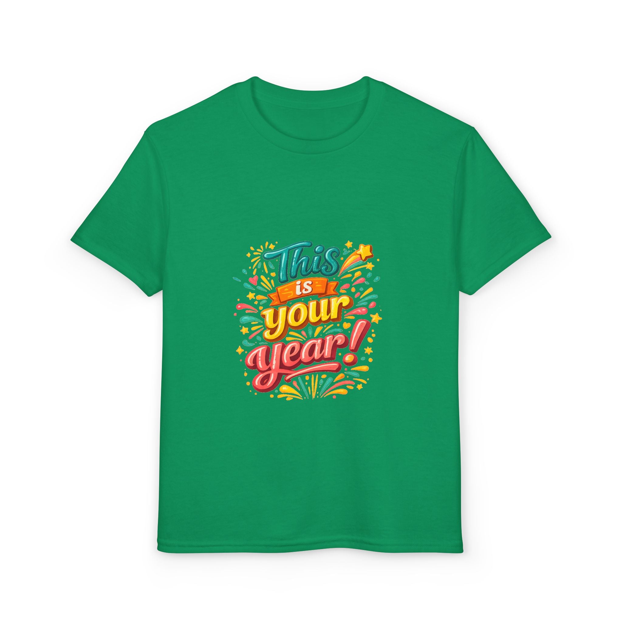 Youth T‑Shirt — "This Is Your Year" Motivational Graphic Tee for Kids