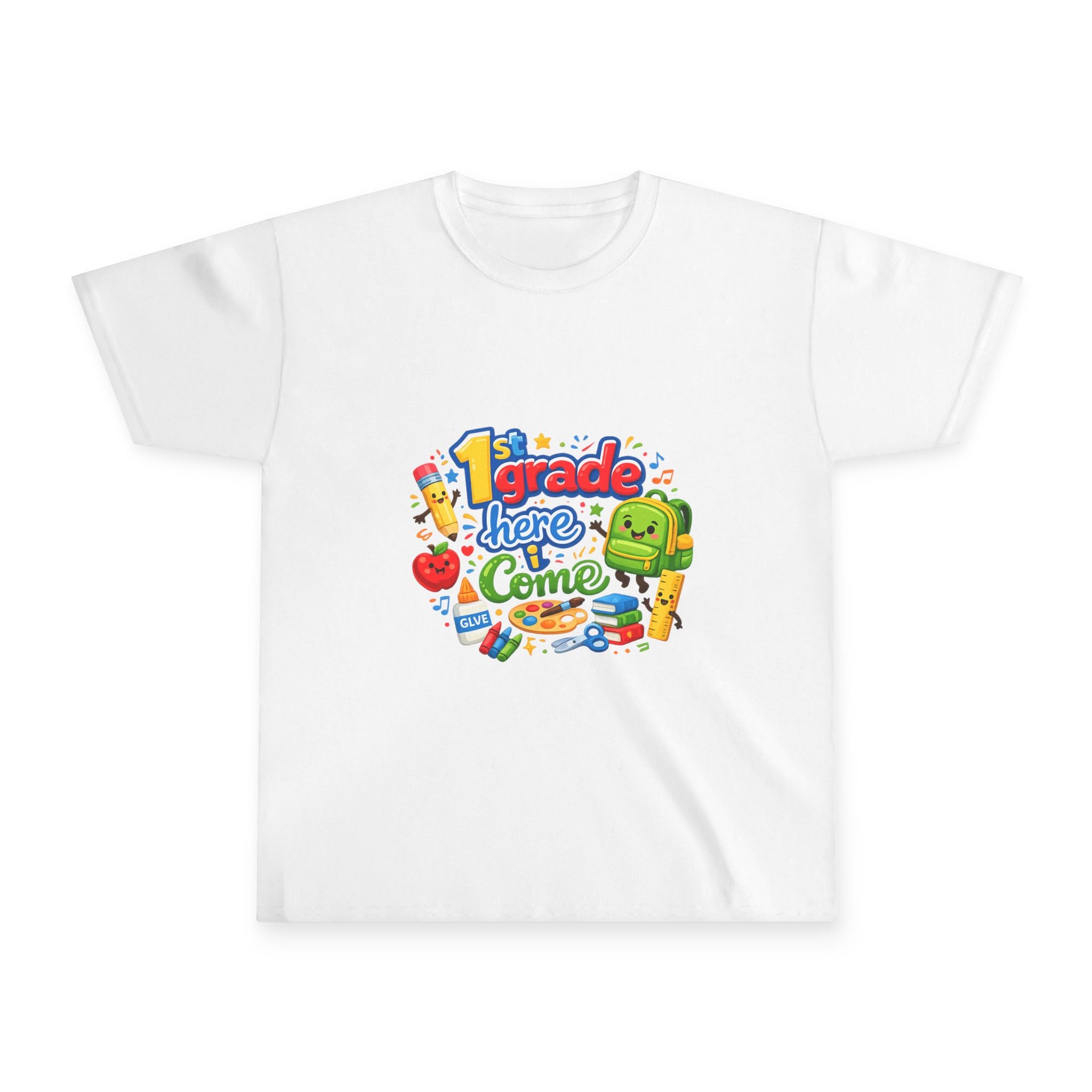 1st Grade Here I Come Youth Tee
