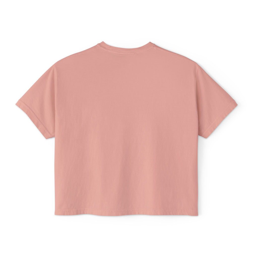 Soccer Mama Boxy Tee — Women's Soccer Mom Shirt with Heart Soccer Ball