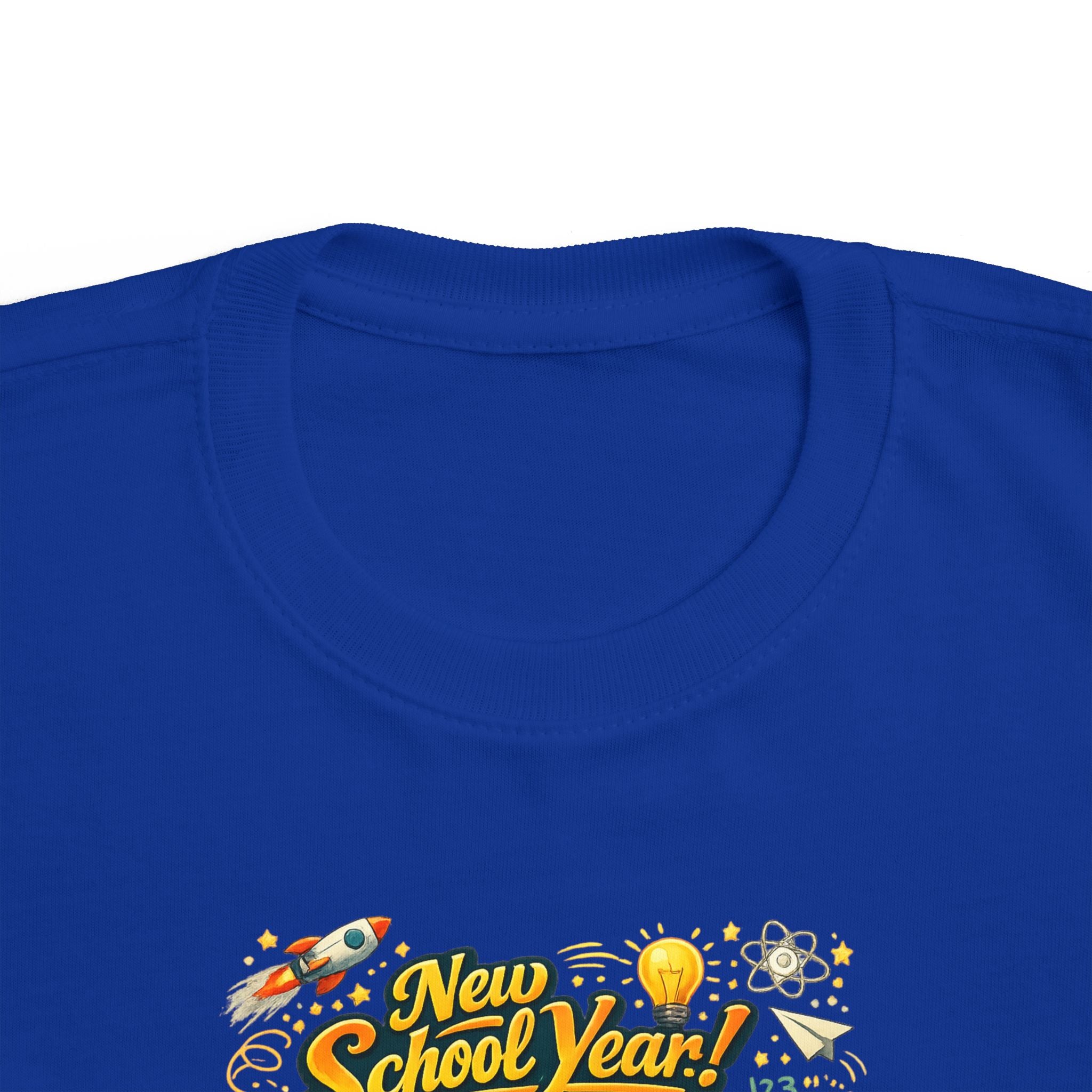 Toddler Tee — "New School Year, New Me" Back-to-School Graphic Shirt