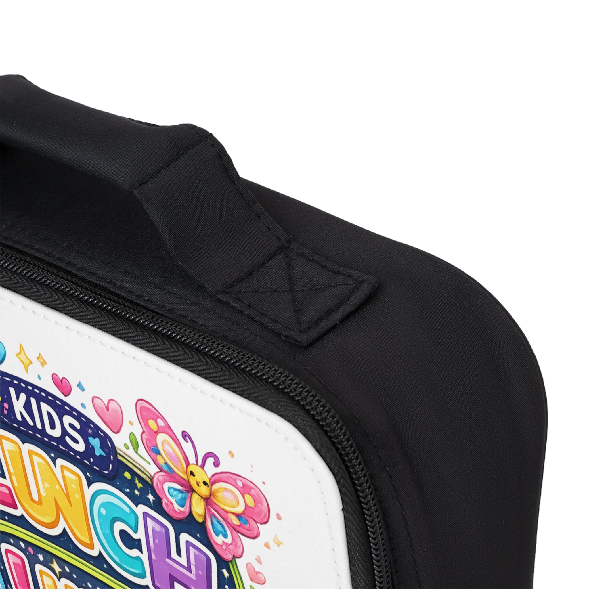 Kids Lunch Bag — Colorful Floral "Lunch Lunch" Insulated Bento Bag for School