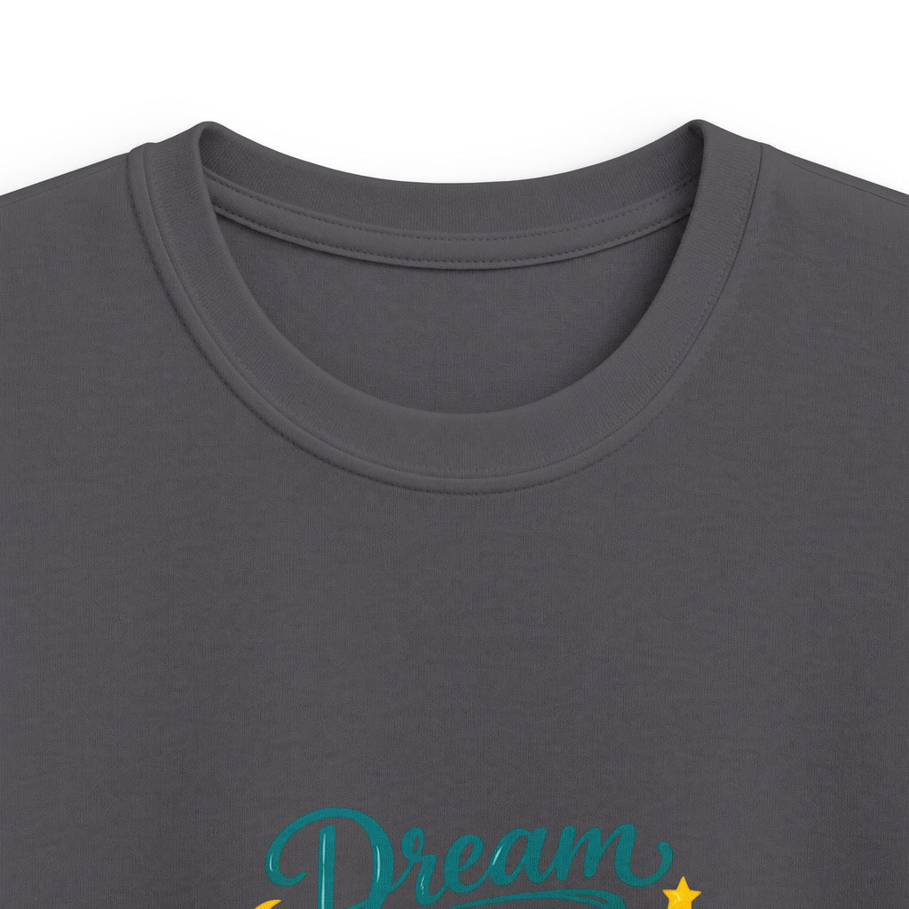 Kids Tee — "Dream Big, Work Hard, Be Kind" Motivational Graphic Shirt
