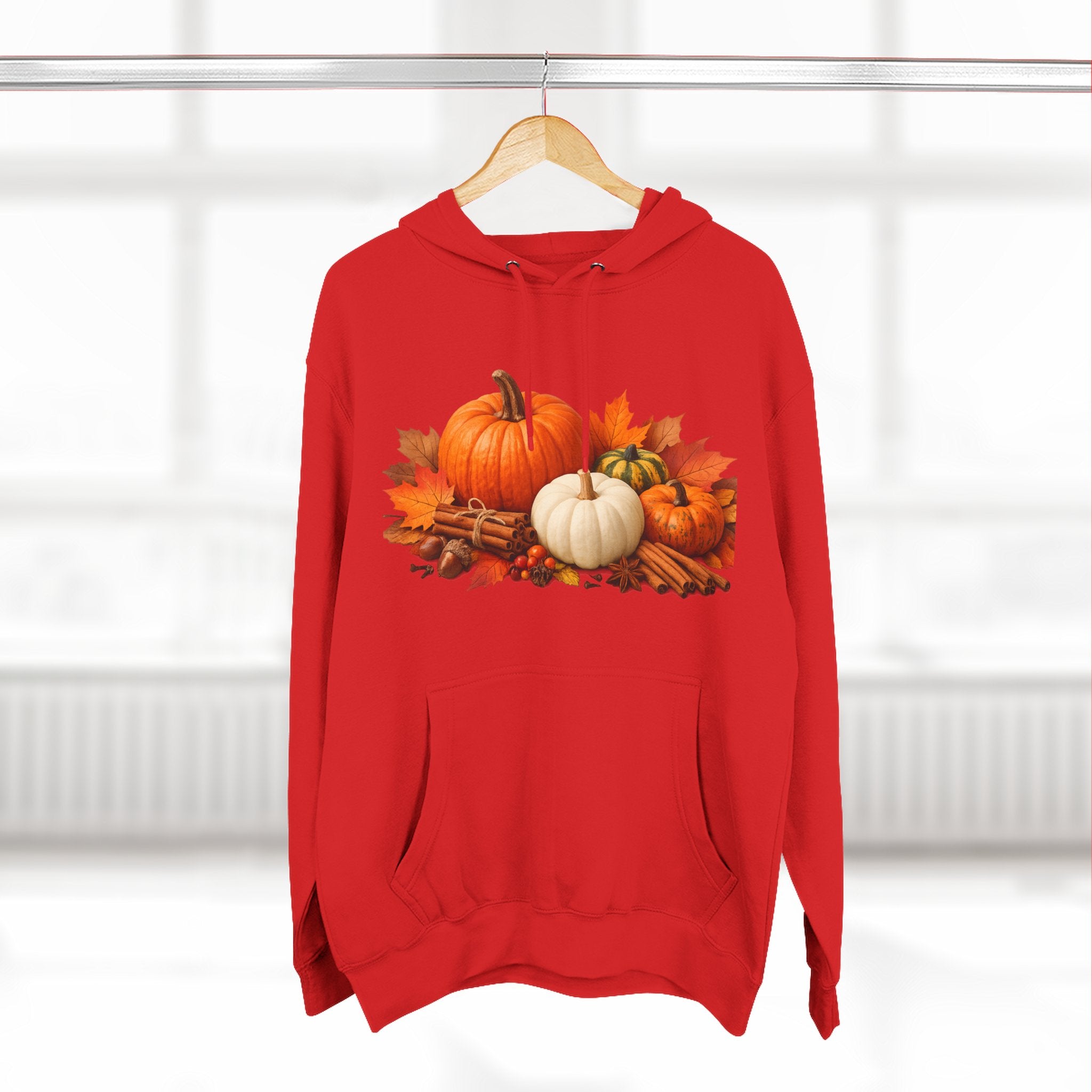 Autumn Pumpkin Fall Hoodie — Cozy Thanksgiving Harvest Sweatshirt