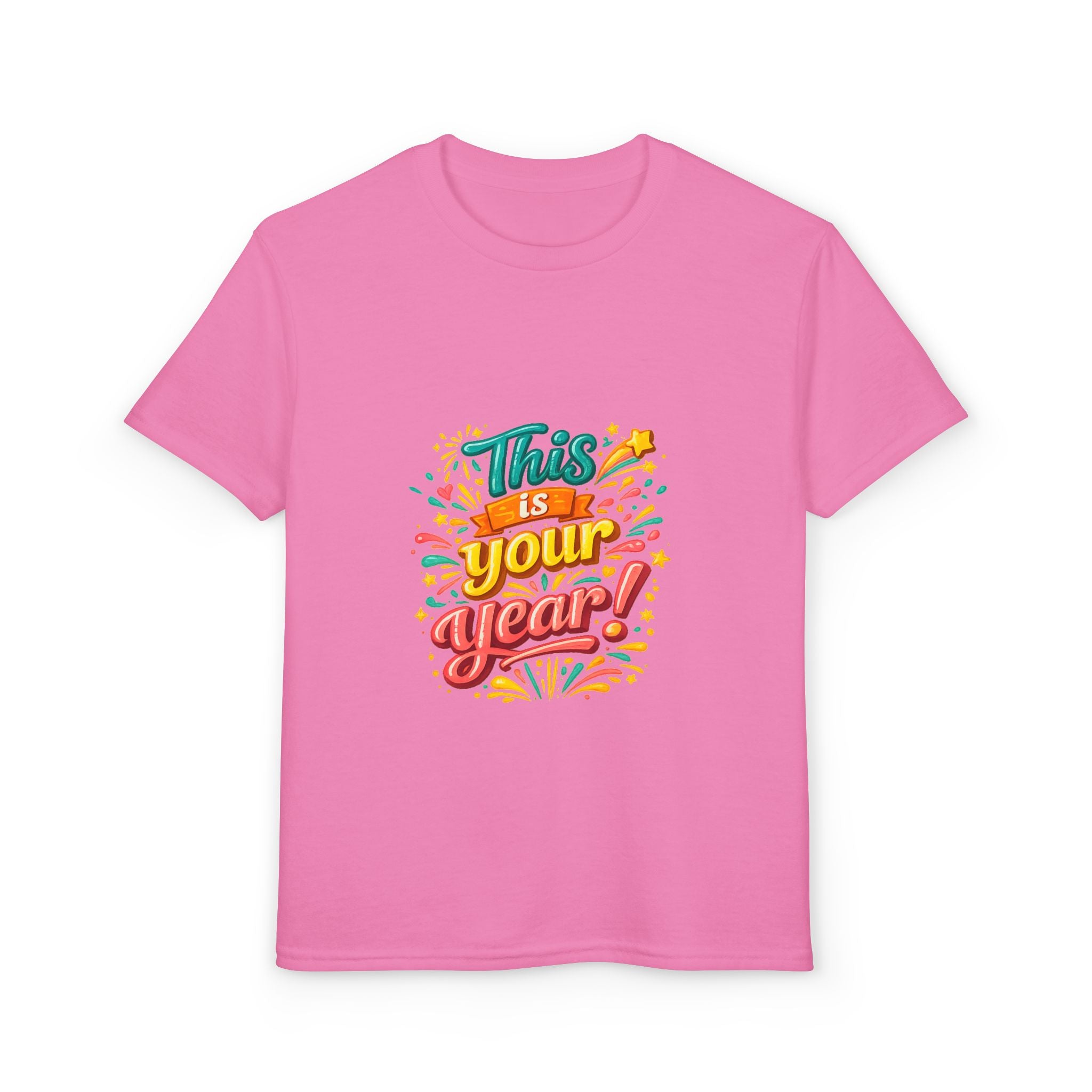 Youth T‑Shirt — "This Is Your Year" Motivational Graphic Tee for Kids