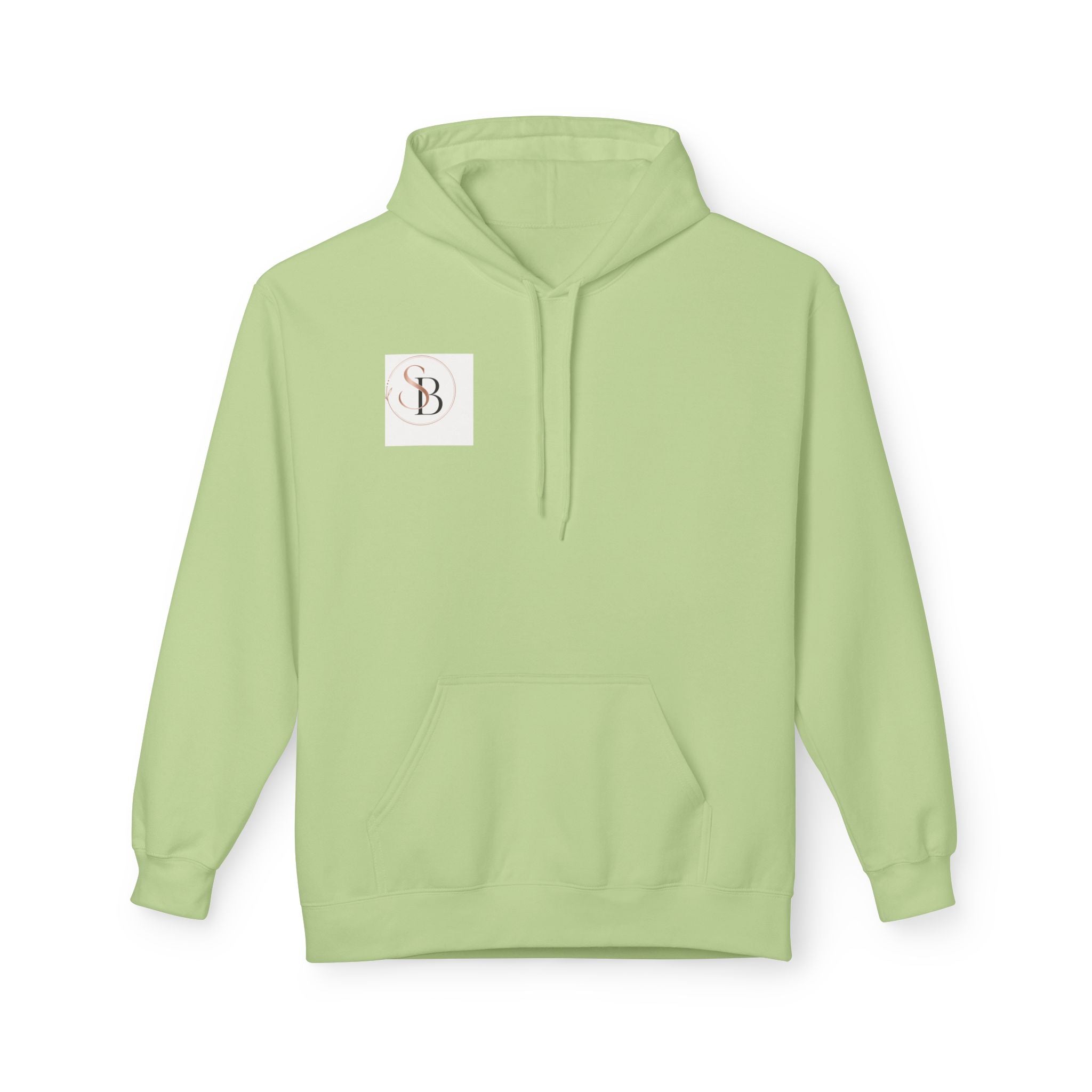 Monogram SB Minimal Logo Hoodie – Elegant Rose Gold Initials Pullover