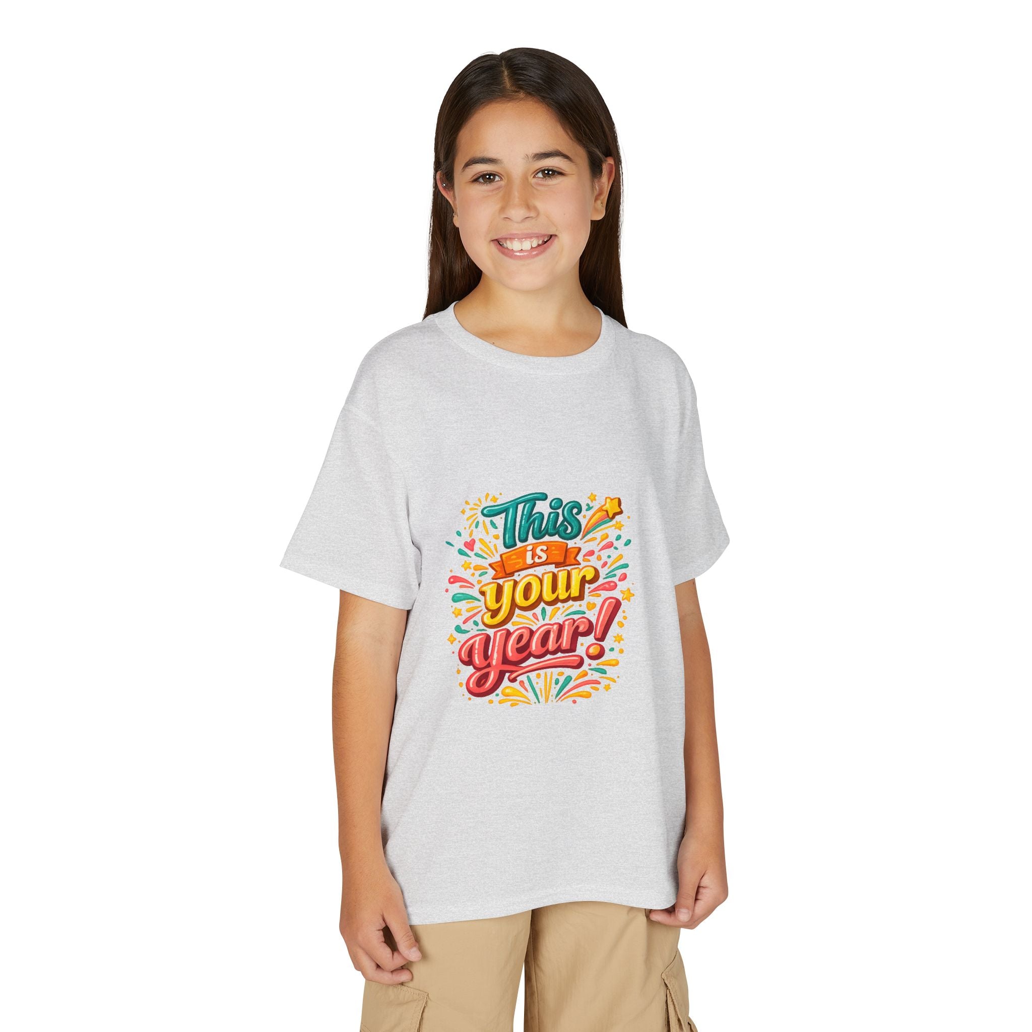 Youth T‑Shirt — "This Is Your Year" Motivational Graphic Tee for Kids
