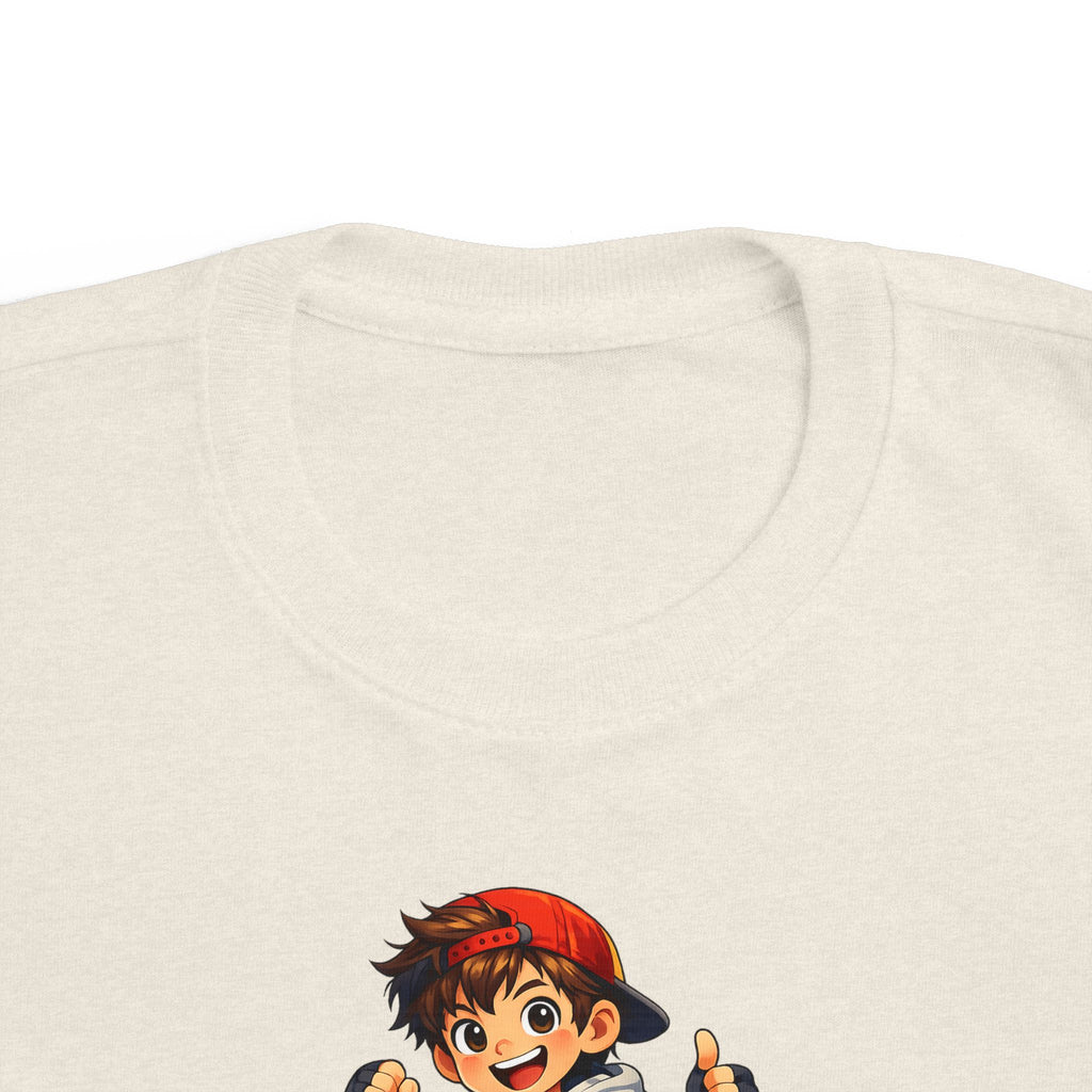 Toddler Tee — Lightning Superhero Character Graphic