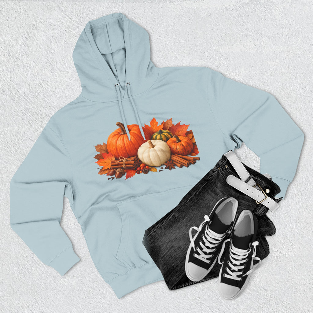 Autumn Pumpkin Fall Hoodie — Cozy Thanksgiving Harvest Sweatshirt