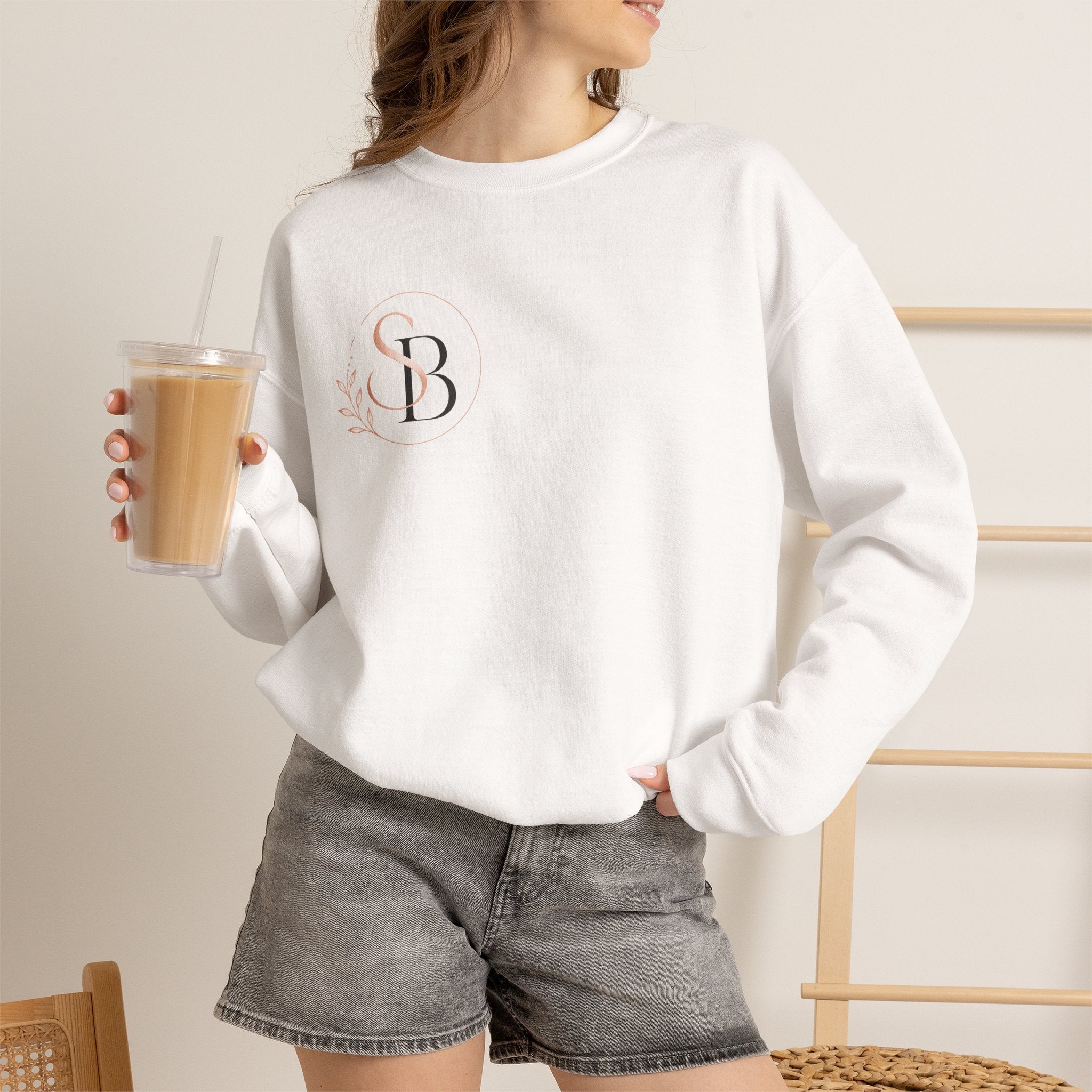 Harry Potter Stack Crewneck Sweatshirt — Book Spine Design with Owls & Autumn Icons