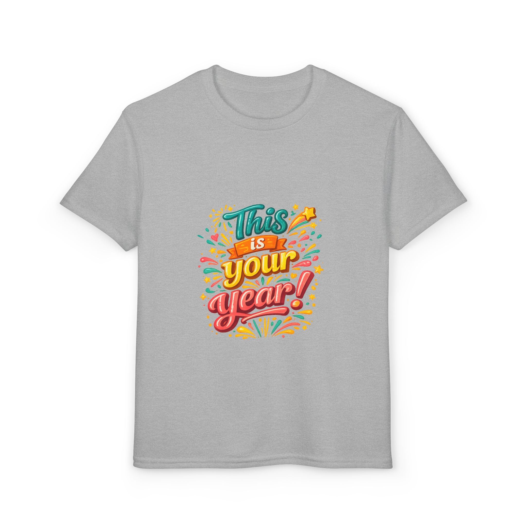 Youth T‑Shirt — "This Is Your Year" Motivational Graphic Tee for Kids