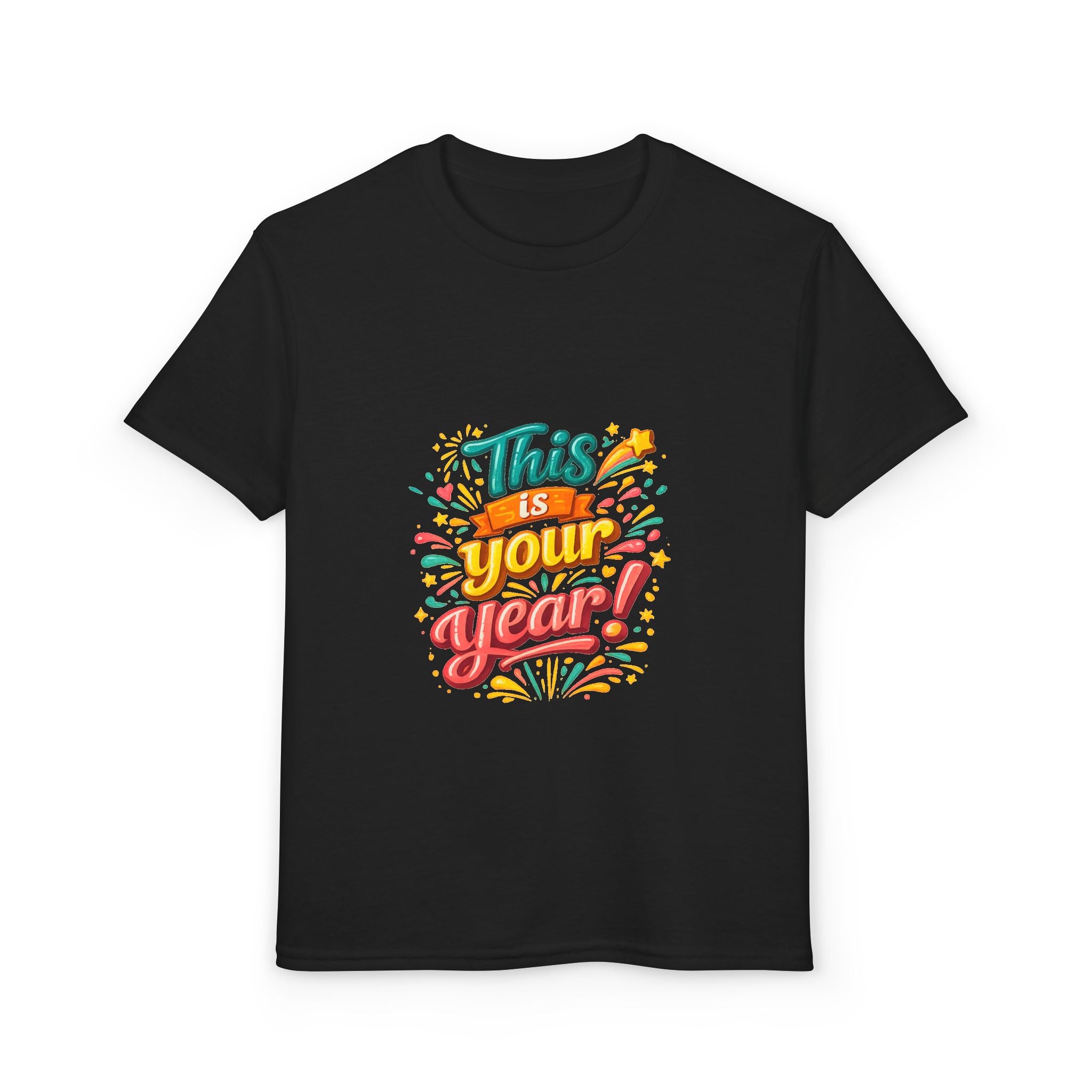 Youth T‑Shirt — "This Is Your Year" Motivational Graphic Tee for Kids