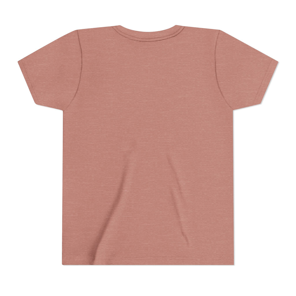 Youth Tee — “Be Your Own Kind of Beautiful” Pink Floral Graphic