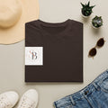Monogram SB Minimalist T‑Shirt — Rose Gold Circle Logo
