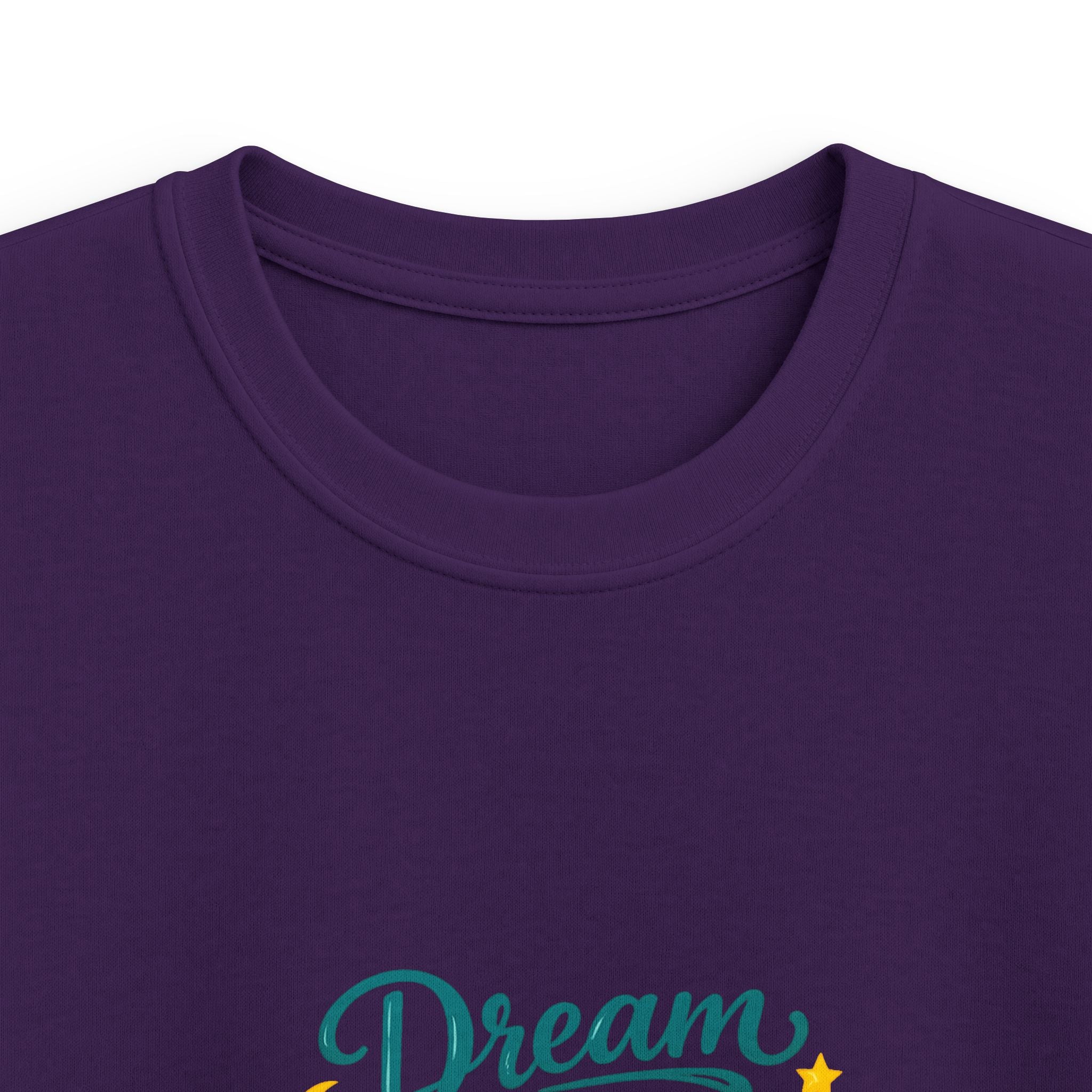 Kids Tee — "Dream Big, Work Hard, Be Kind" Motivational Graphic Shirt