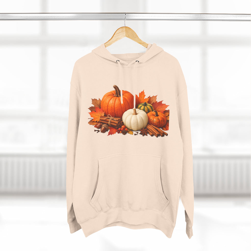 Autumn Pumpkin Fall Hoodie — Cozy Thanksgiving Harvest Sweatshirt