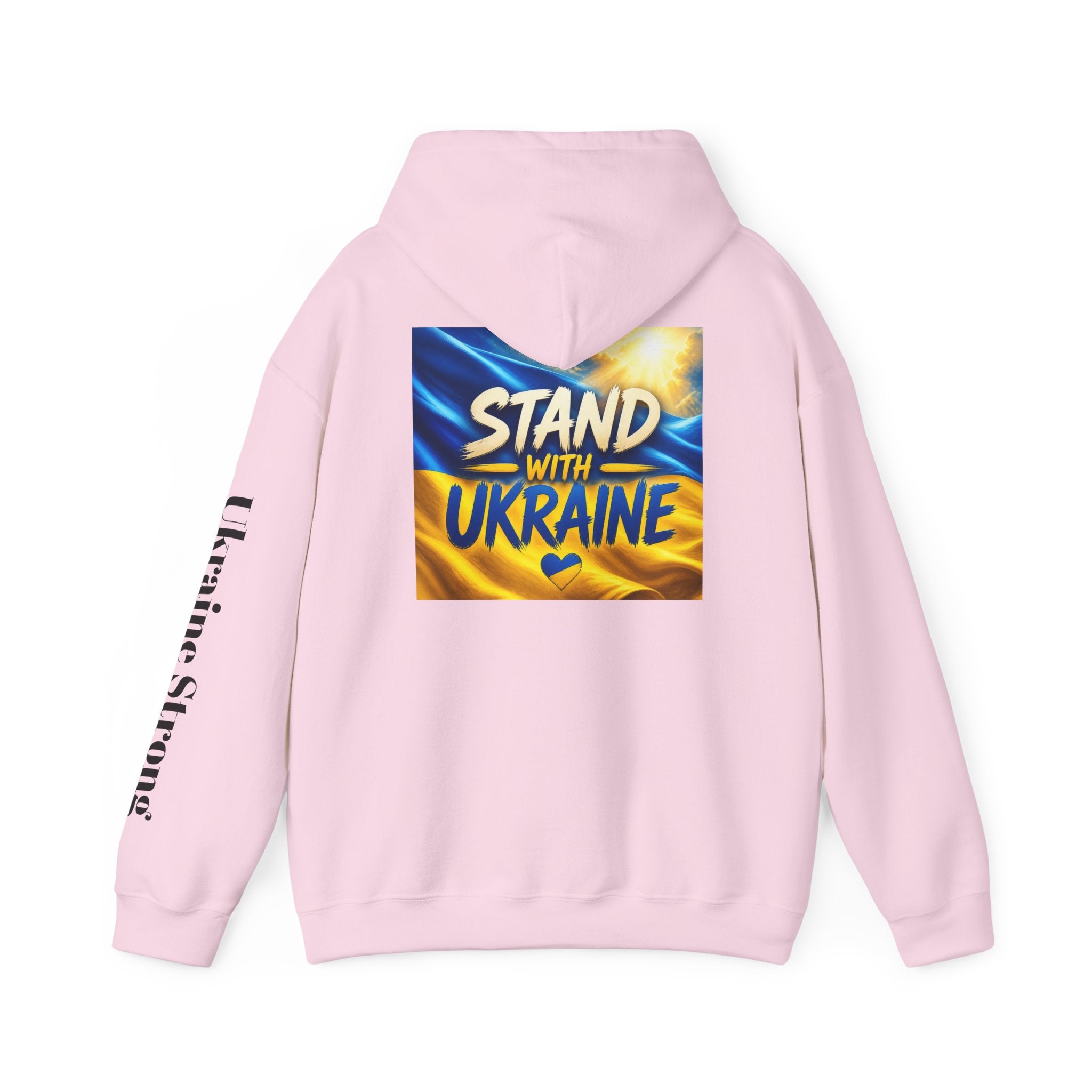 Stand With Ukraine Hoodie — Support Ukraine Graphic Pullover ("Stand With Ukraine")
