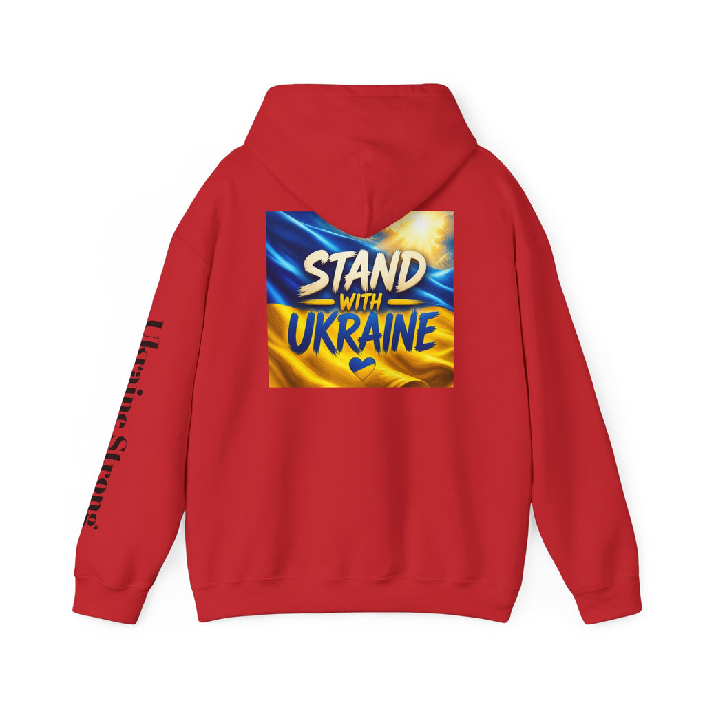 Stand With Ukraine Hoodie — Support Ukraine Graphic Pullover ("Stand With Ukraine")
