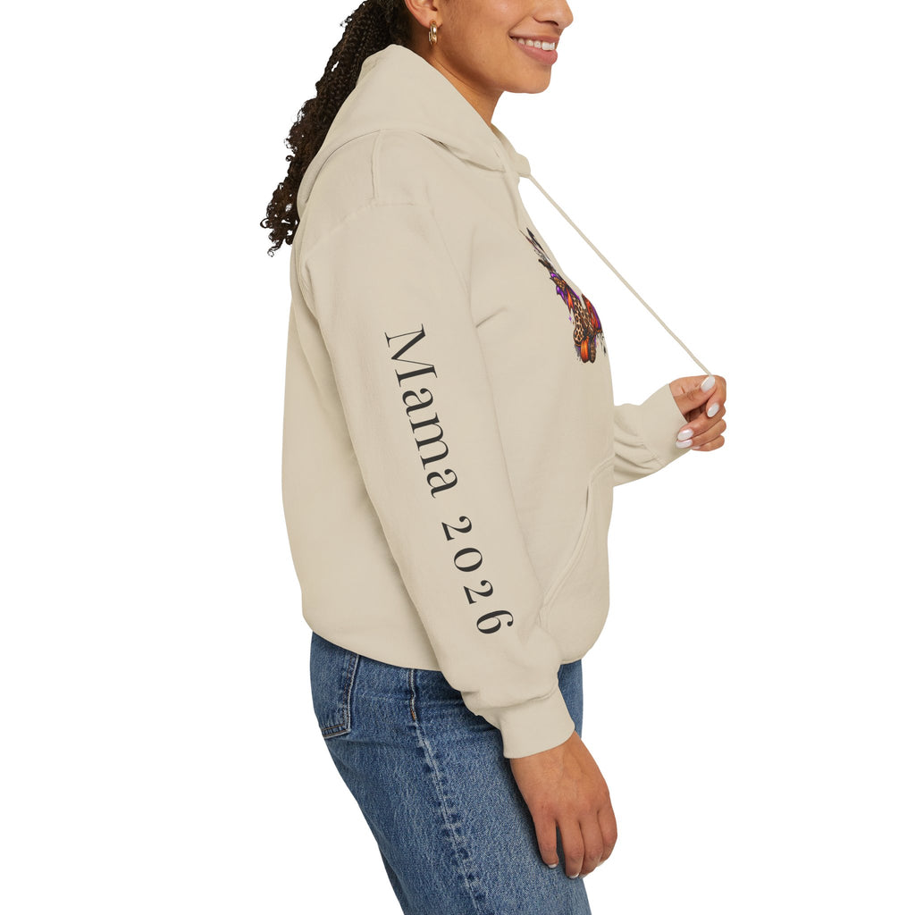 Halloween Mama Hoodie — Cute Spooky Pumpkin & Cat Graphic Sweatshirt (Mama 2026)