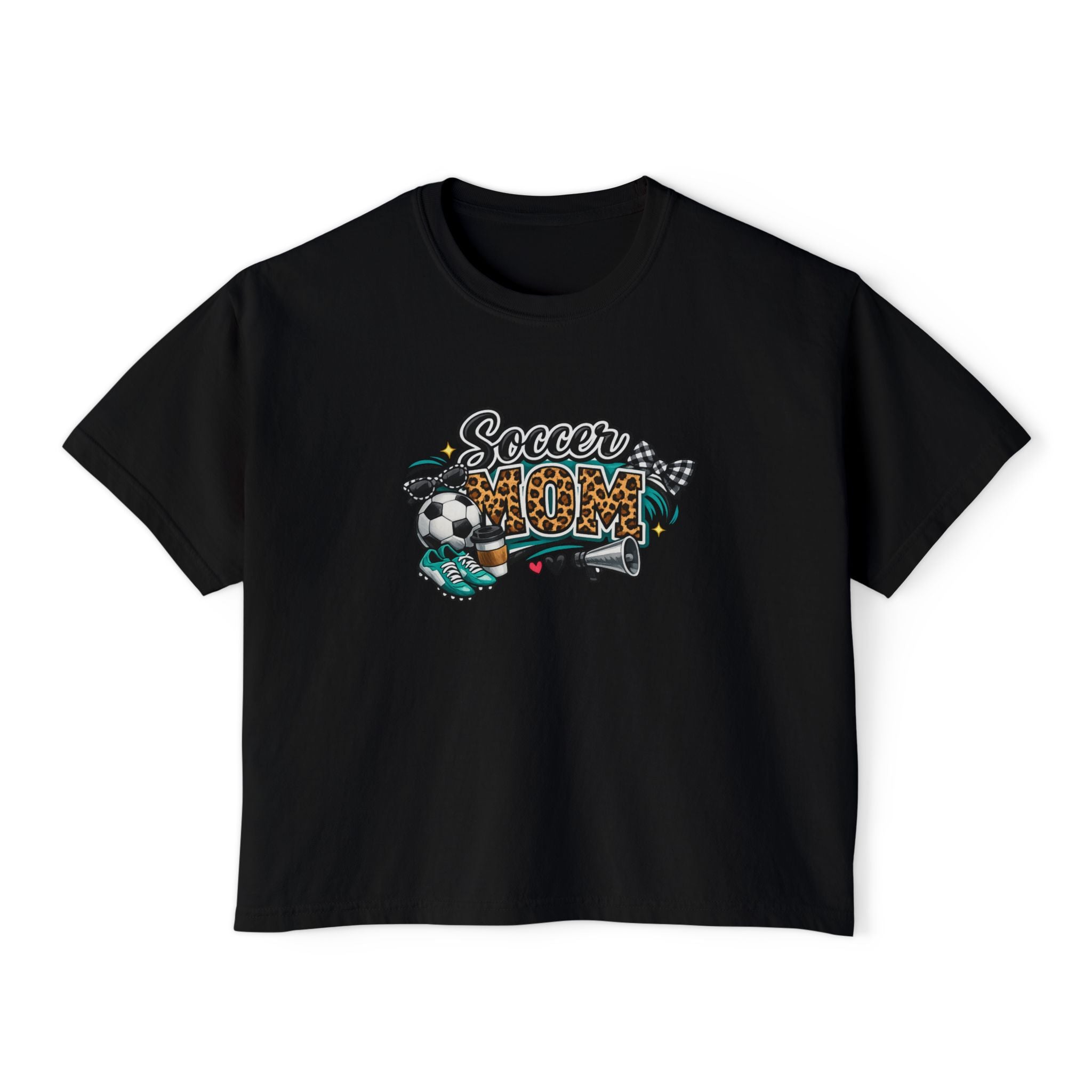 Soccer Mom Boxy Tee — Women's Casual Soccer Mom Shirt