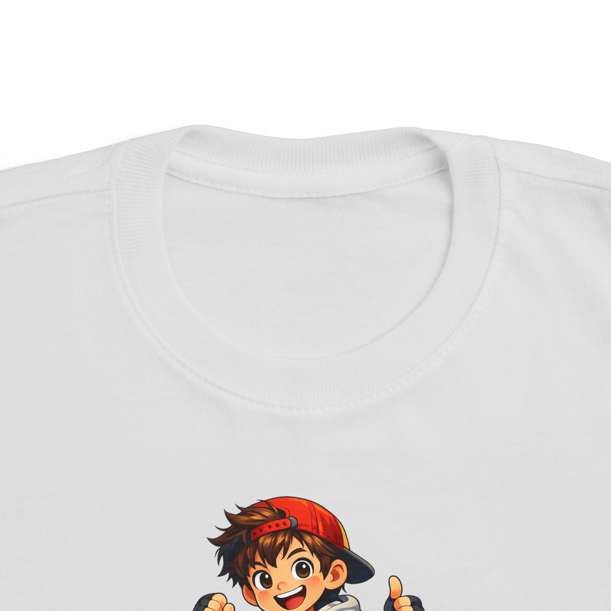 Toddler Tee — Lightning Superhero Character Graphic