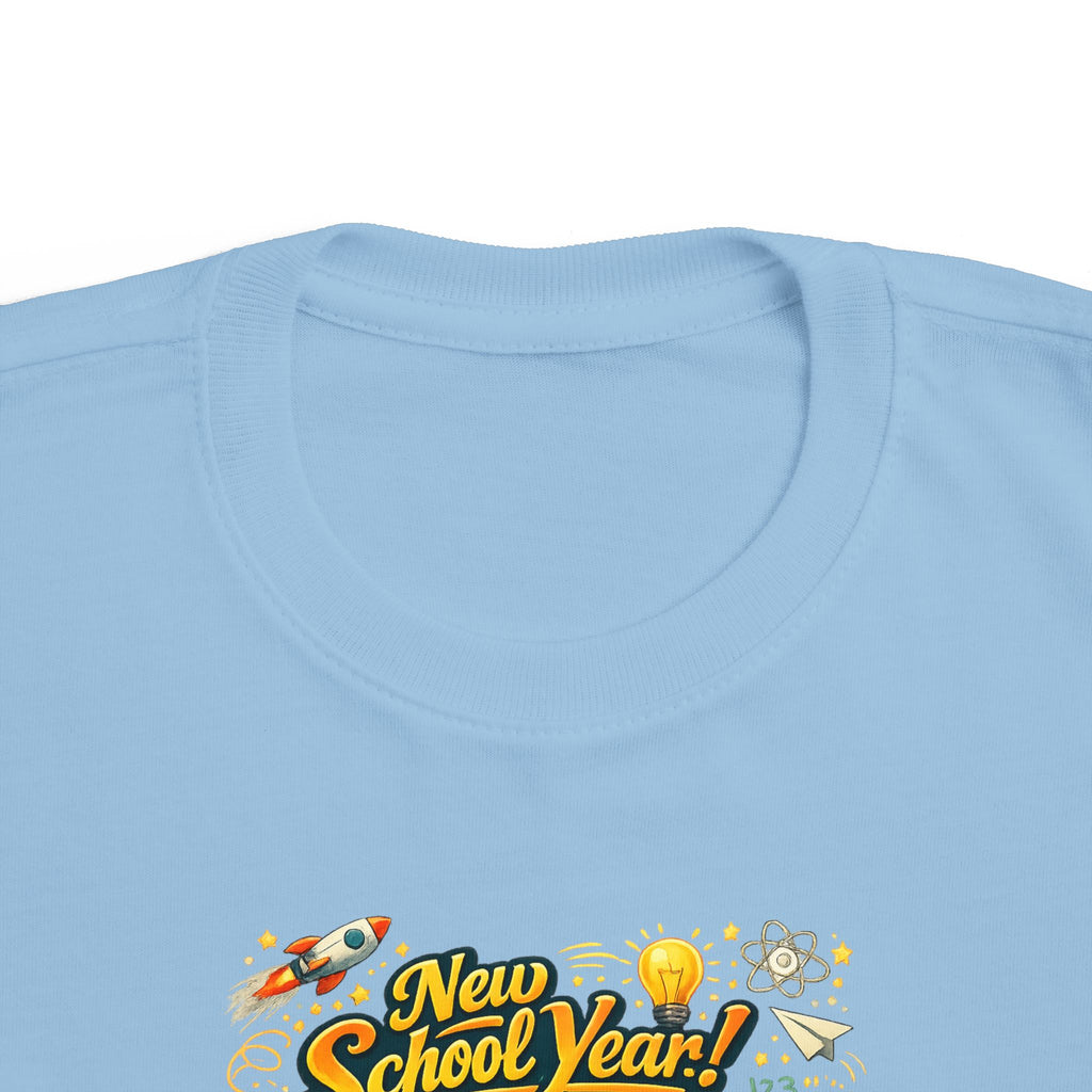 Toddler Tee — "New School Year, New Me" Back-to-School Graphic Shirt