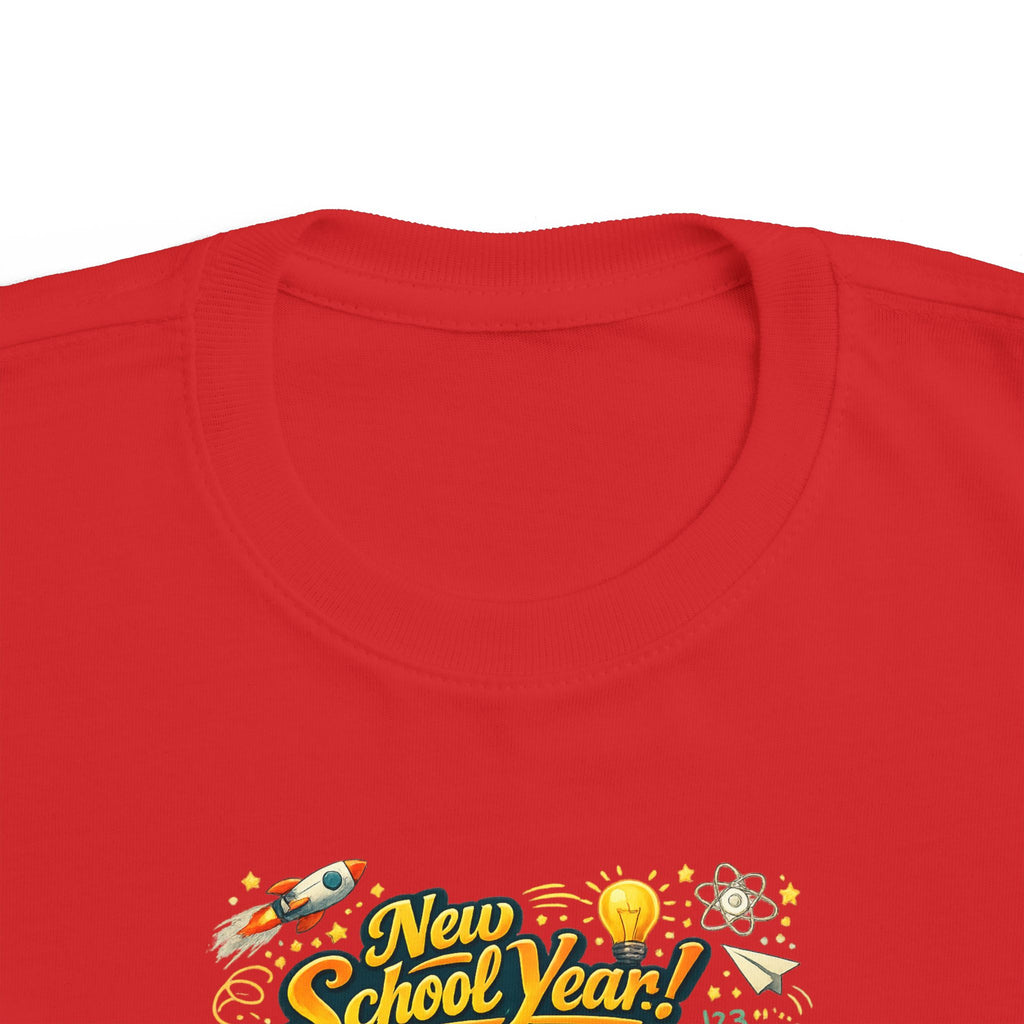 Toddler Tee — "New School Year, New Me" Back-to-School Graphic Shirt