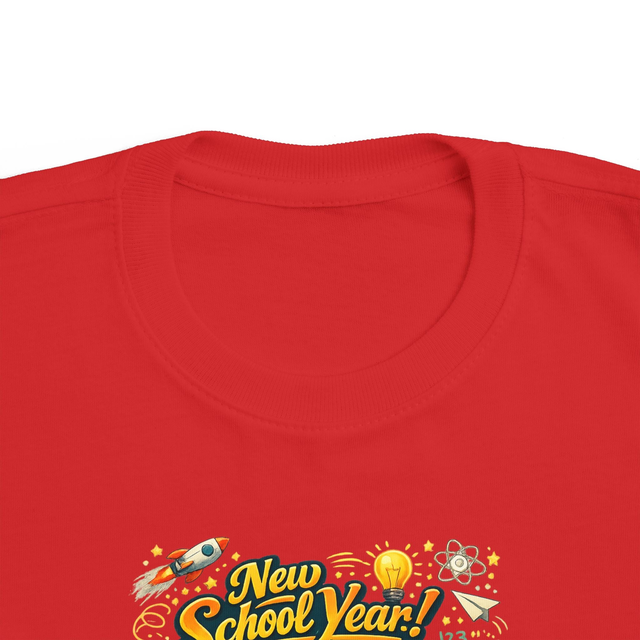 Toddler Tee — "New School Year, New Me" Back-to-School Graphic Shirt