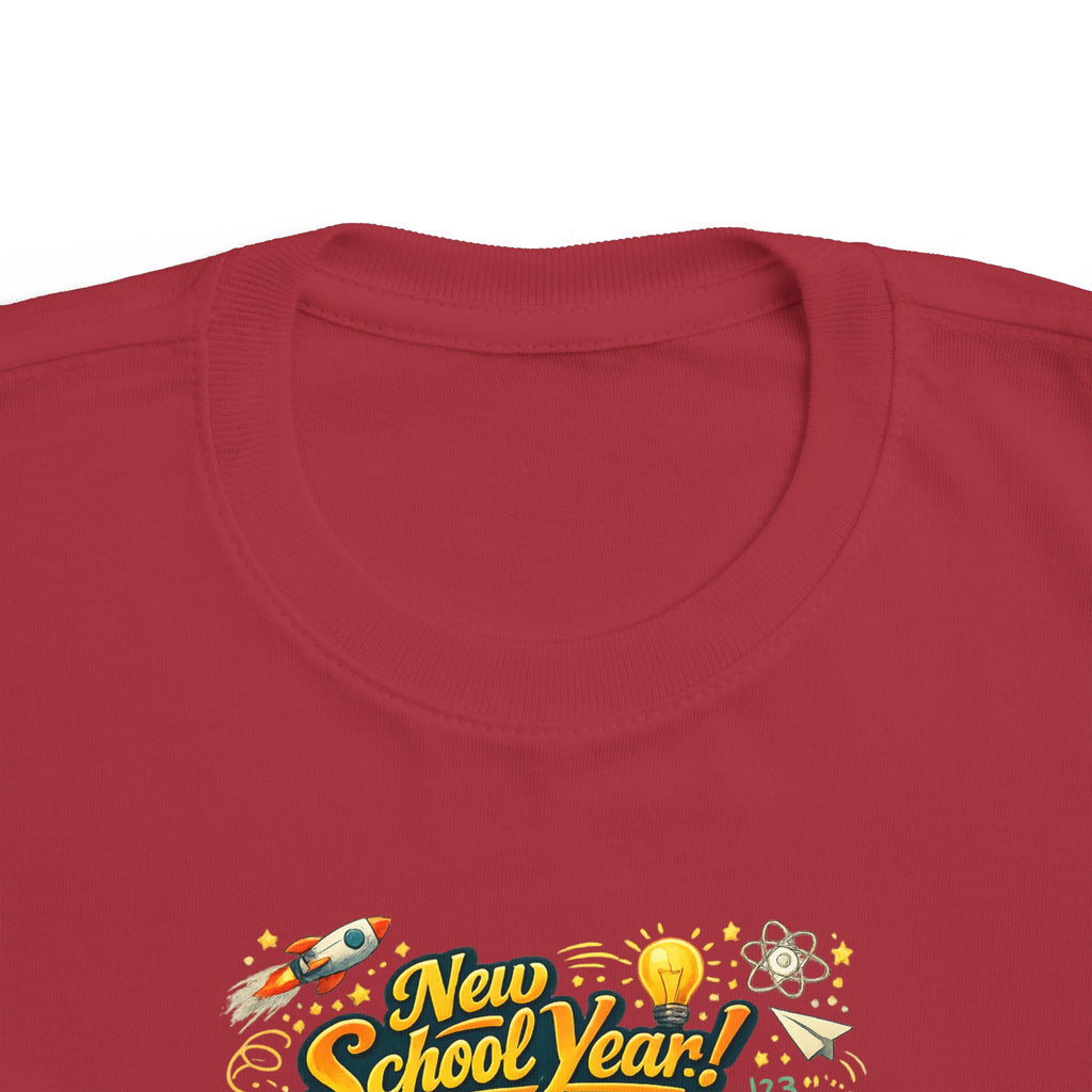 Toddler Tee — "New School Year, New Me" Back-to-School Graphic Shirt