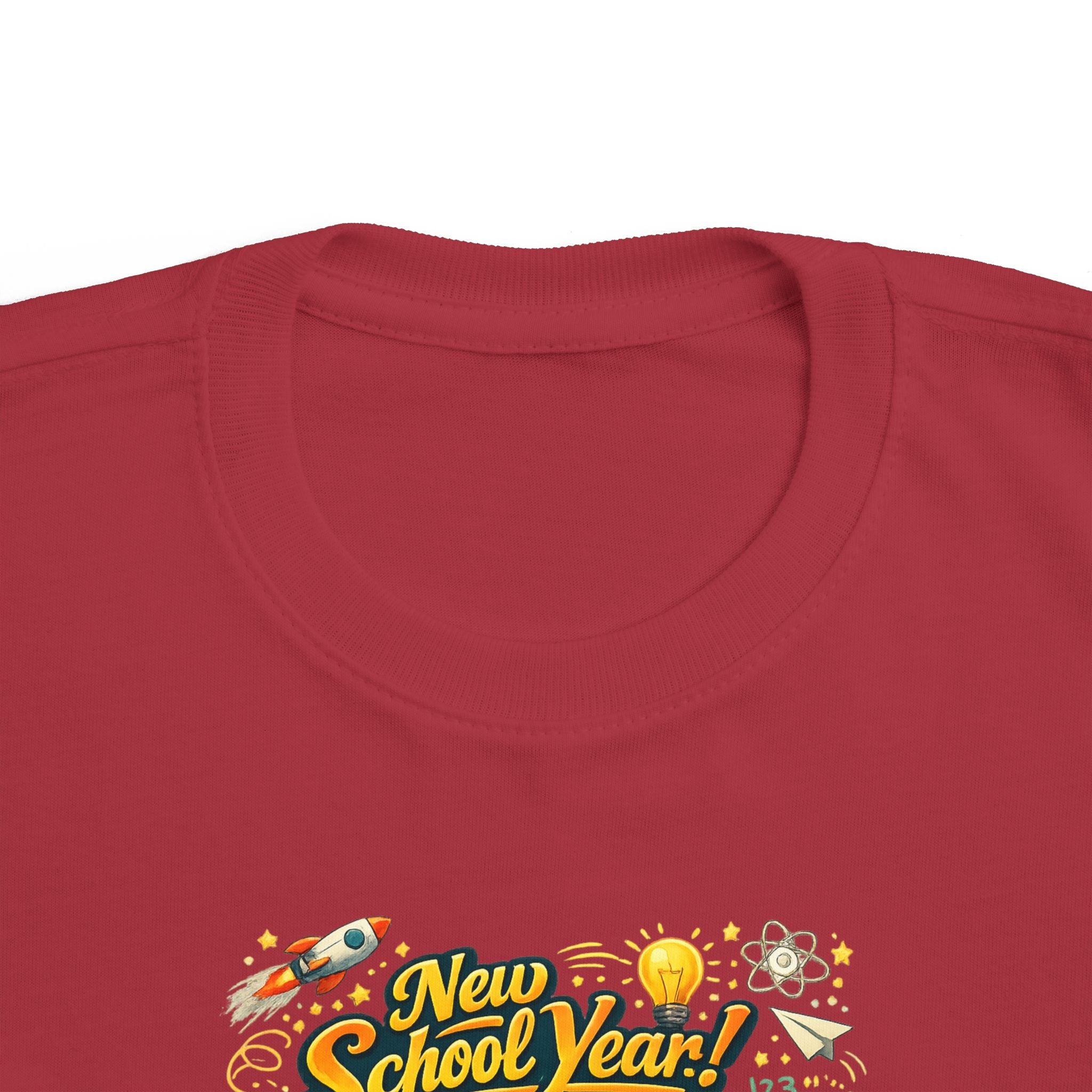 Toddler Tee — "New School Year, New Me" Back-to-School Graphic Shirt