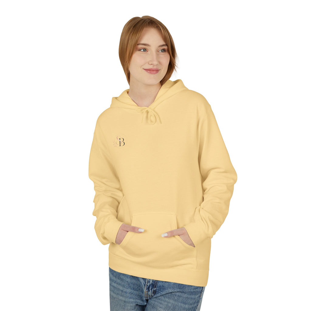 Inspirational Floral Hoodie — "Always Do What You Are Afraid to Do" Motivational Pullover